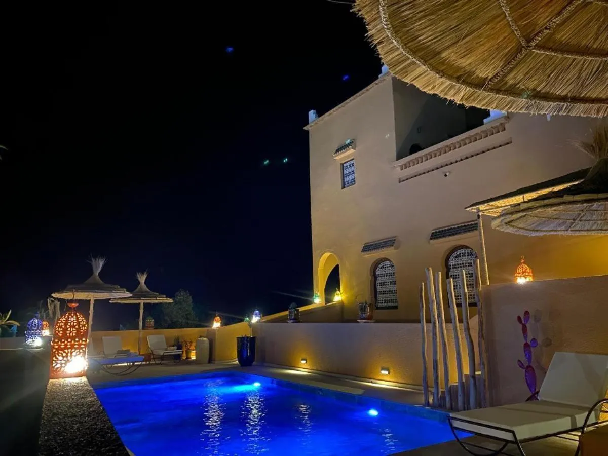 Garden in Kasbah Isfoula and Spa