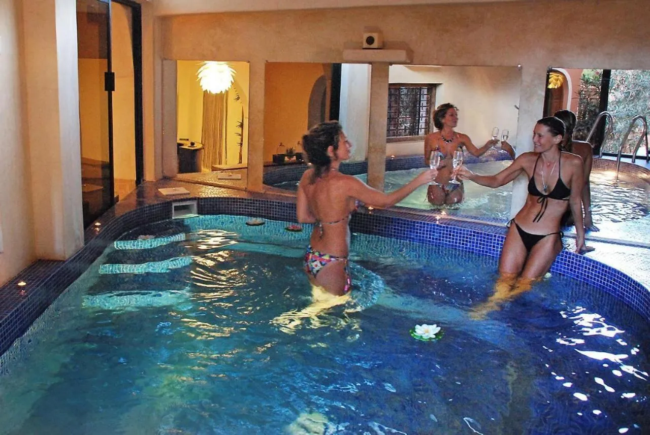 Swimming pool in Kasbah Isfoula and Spa