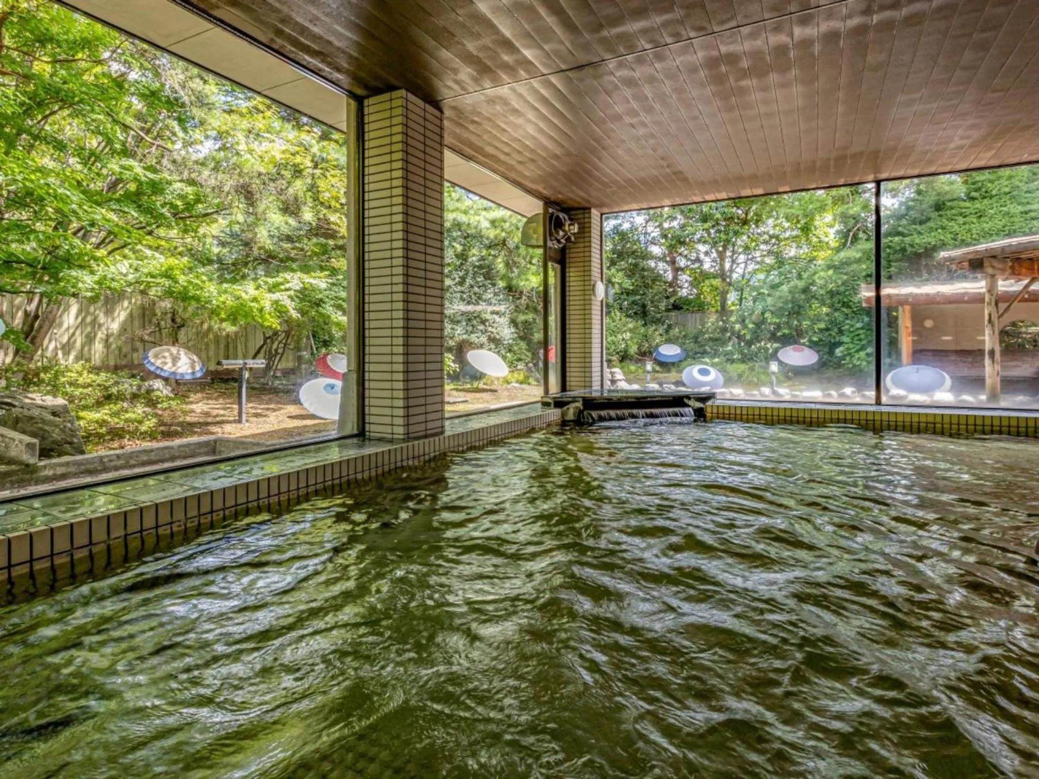 Hot Spring Bath in KAMENOI HOTEL Akita Yuze