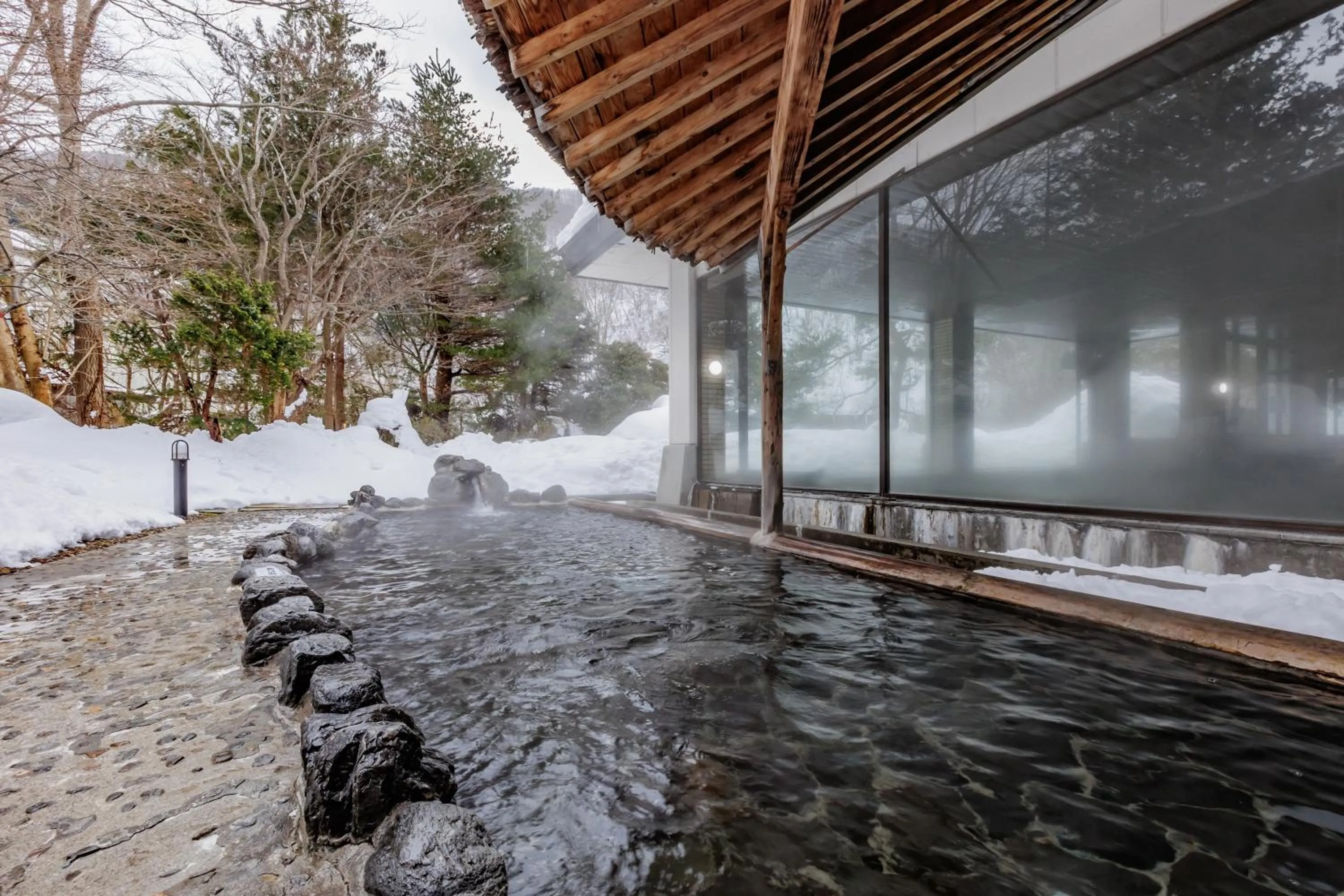 Hot Spring Bath in KAMENOI HOTEL Akita Yuze