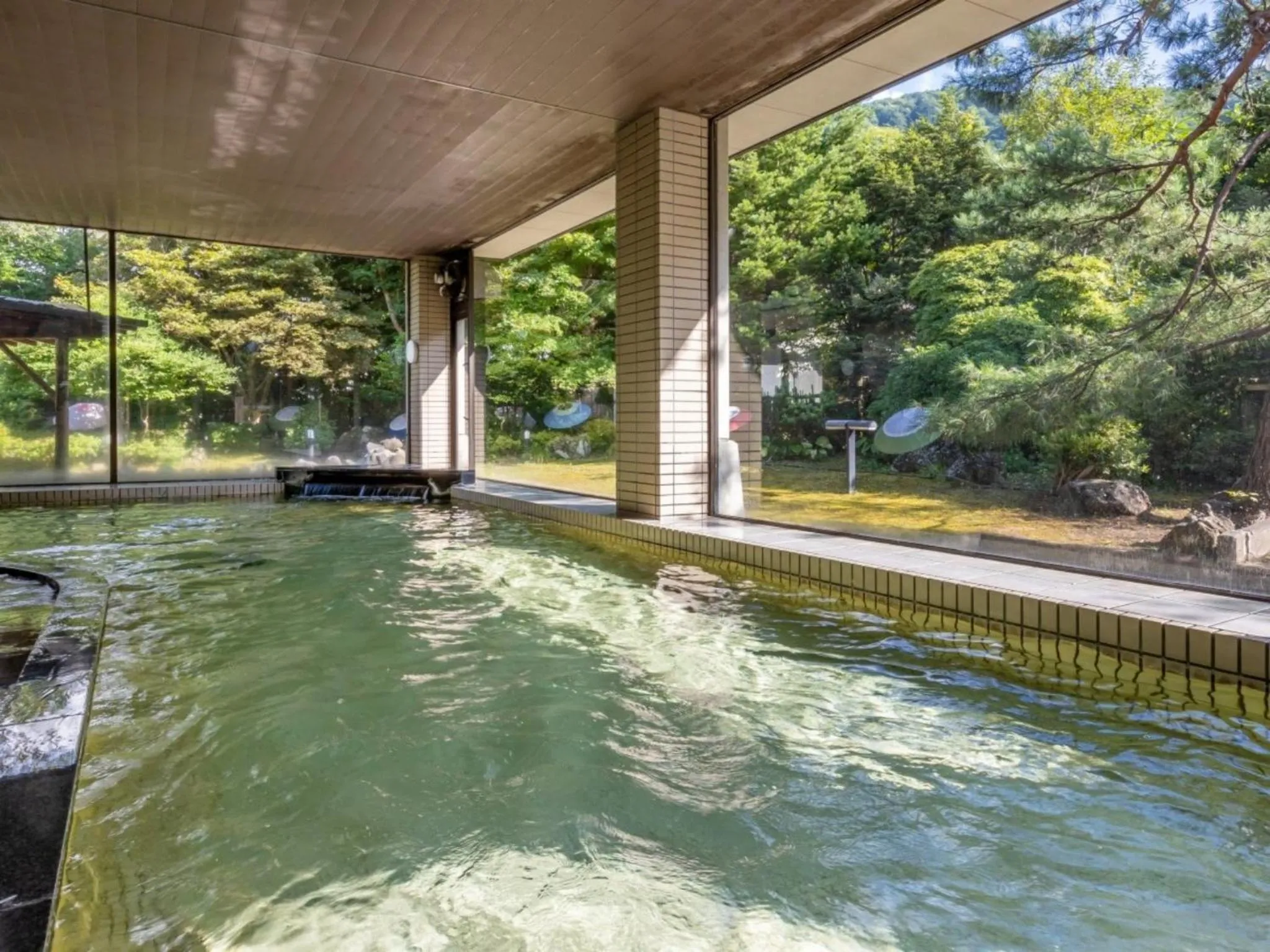 Hot Spring Bath in KAMENOI HOTEL Akita Yuze
