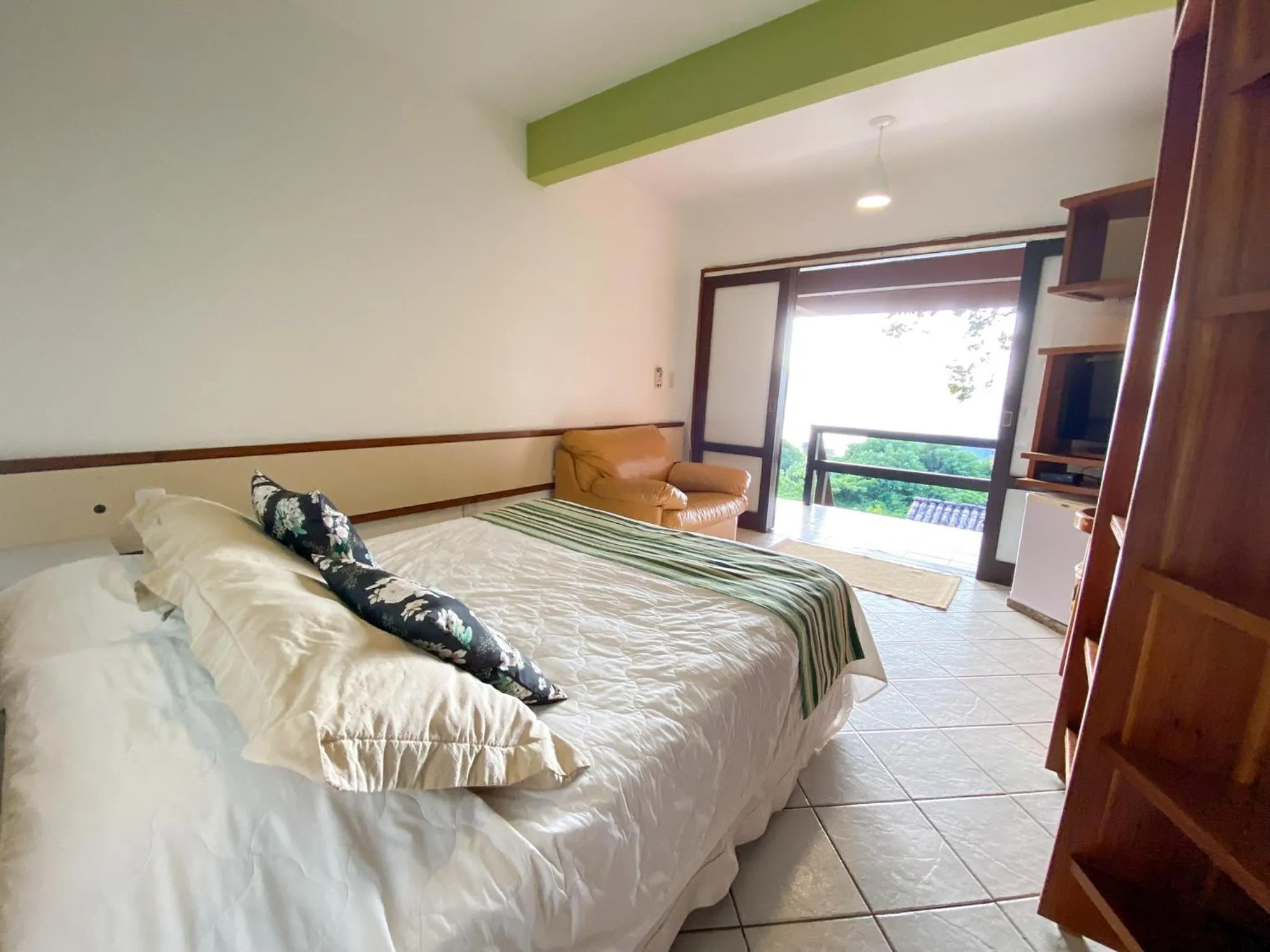 Bed in Pousada Palmeiras