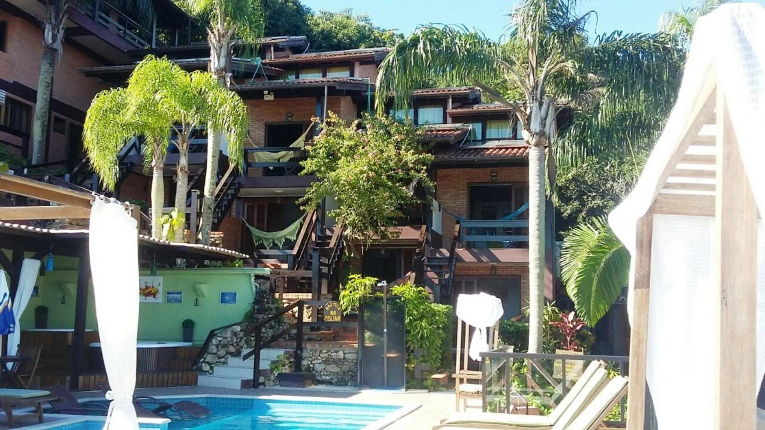 Garden in Pousada Palmeiras