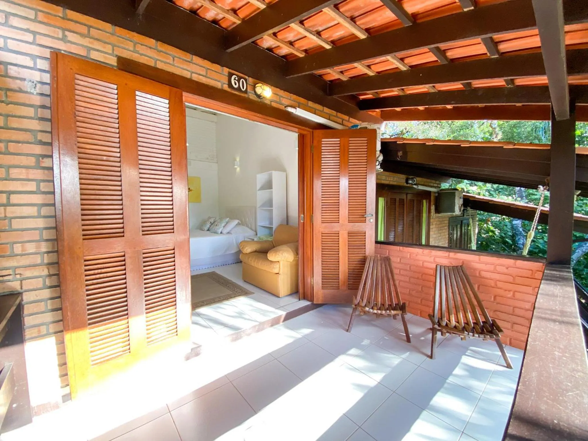 Balcony/Terrace in Pousada Palmeiras