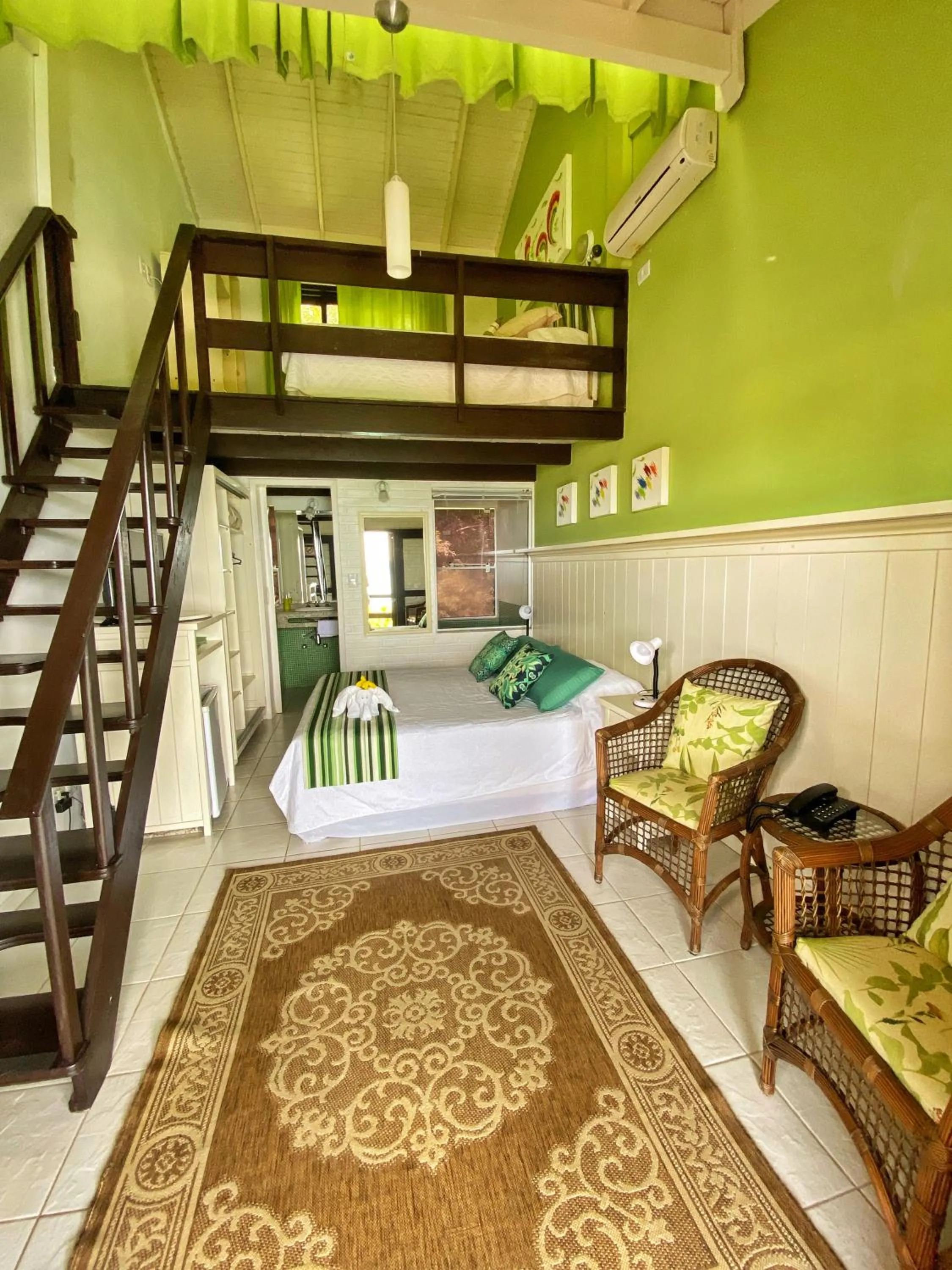 Bed in Pousada Palmeiras