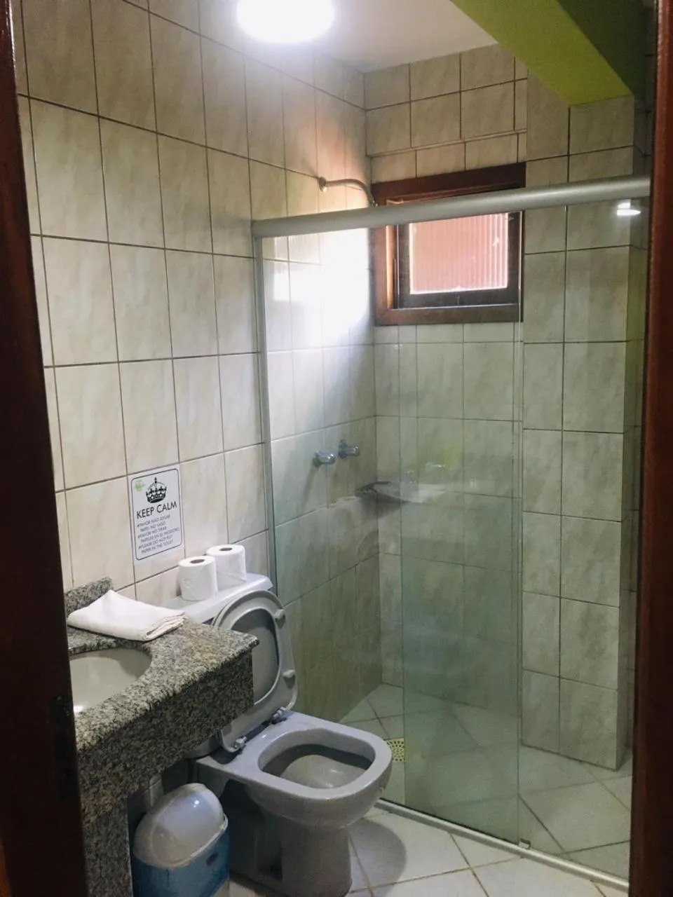 Shower in Pousada Palmeiras