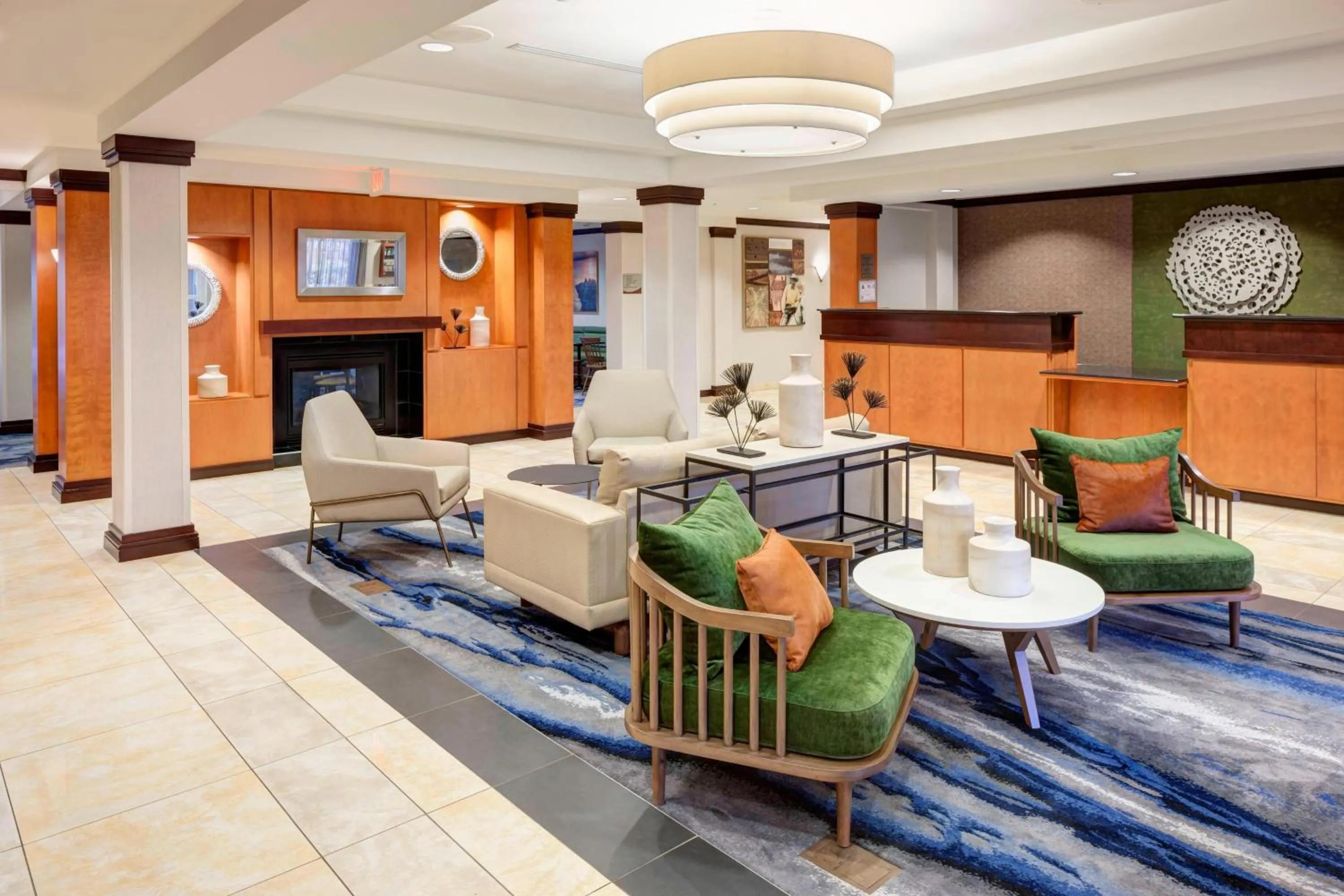 Lobby or reception in Fairfield Inn & Suites Wilmington Wrightsville Beach
