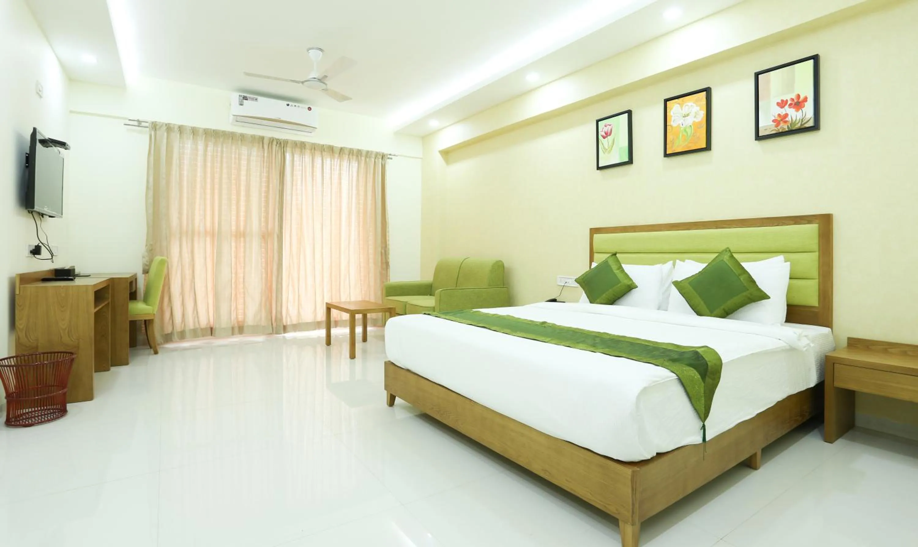 Bedroom, Bed in Treebo The Galaxy Bommasandra