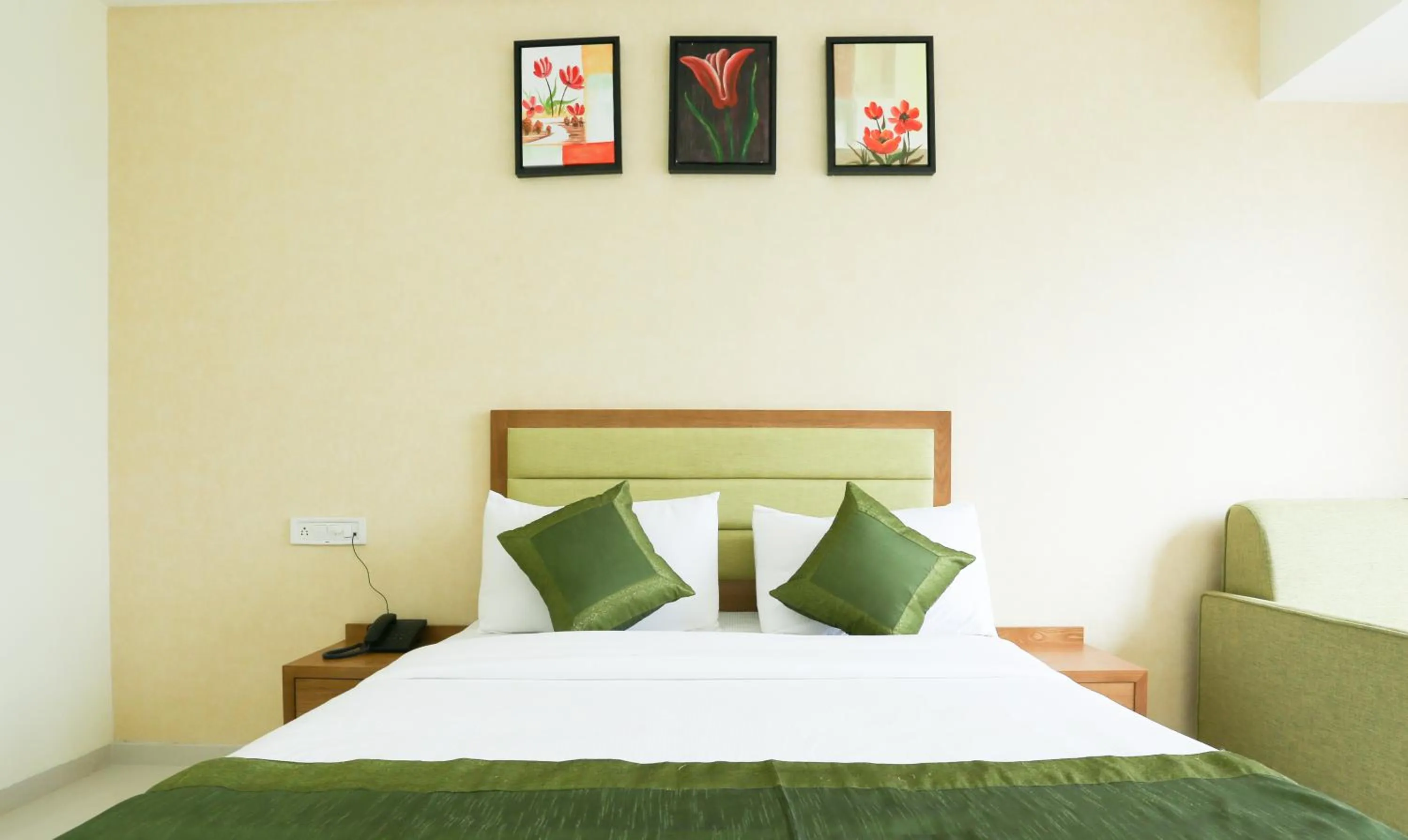 Bedroom, Bed in Treebo The Galaxy Bommasandra