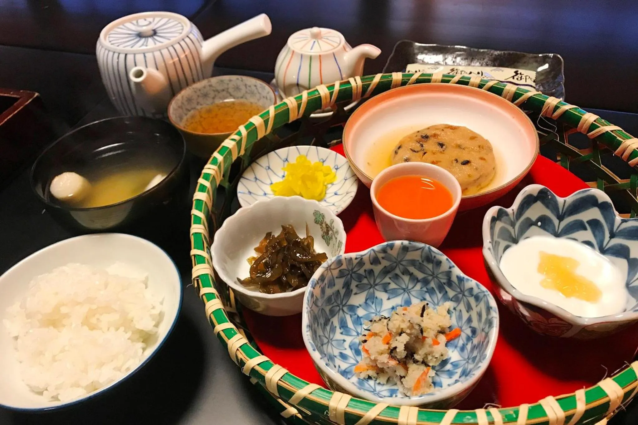 Asian breakfast in 高野山 宿坊 不動院 -Koyasan Shukubo Fudoin-