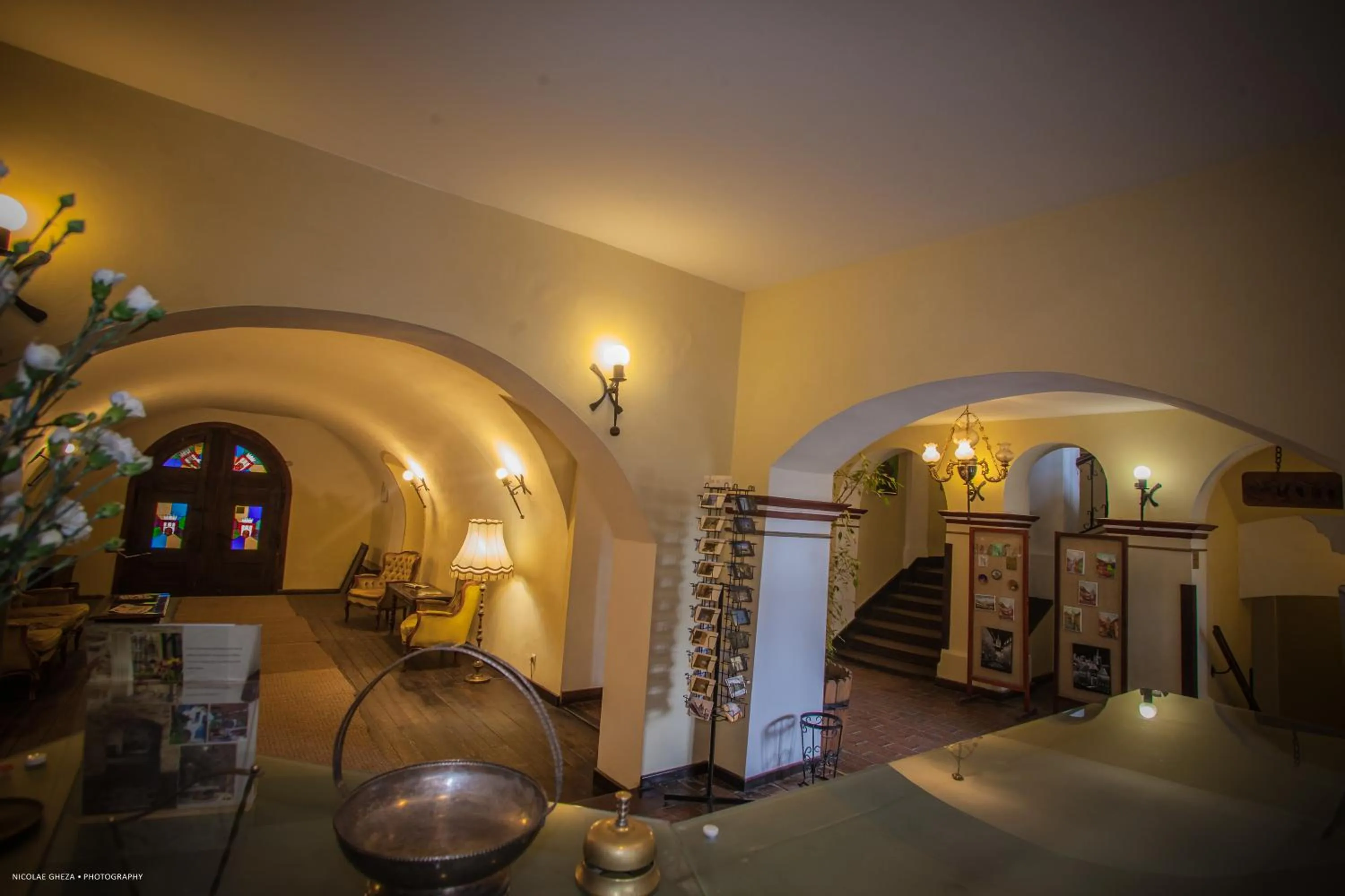 Lobby or reception in Hotel Sighişoara