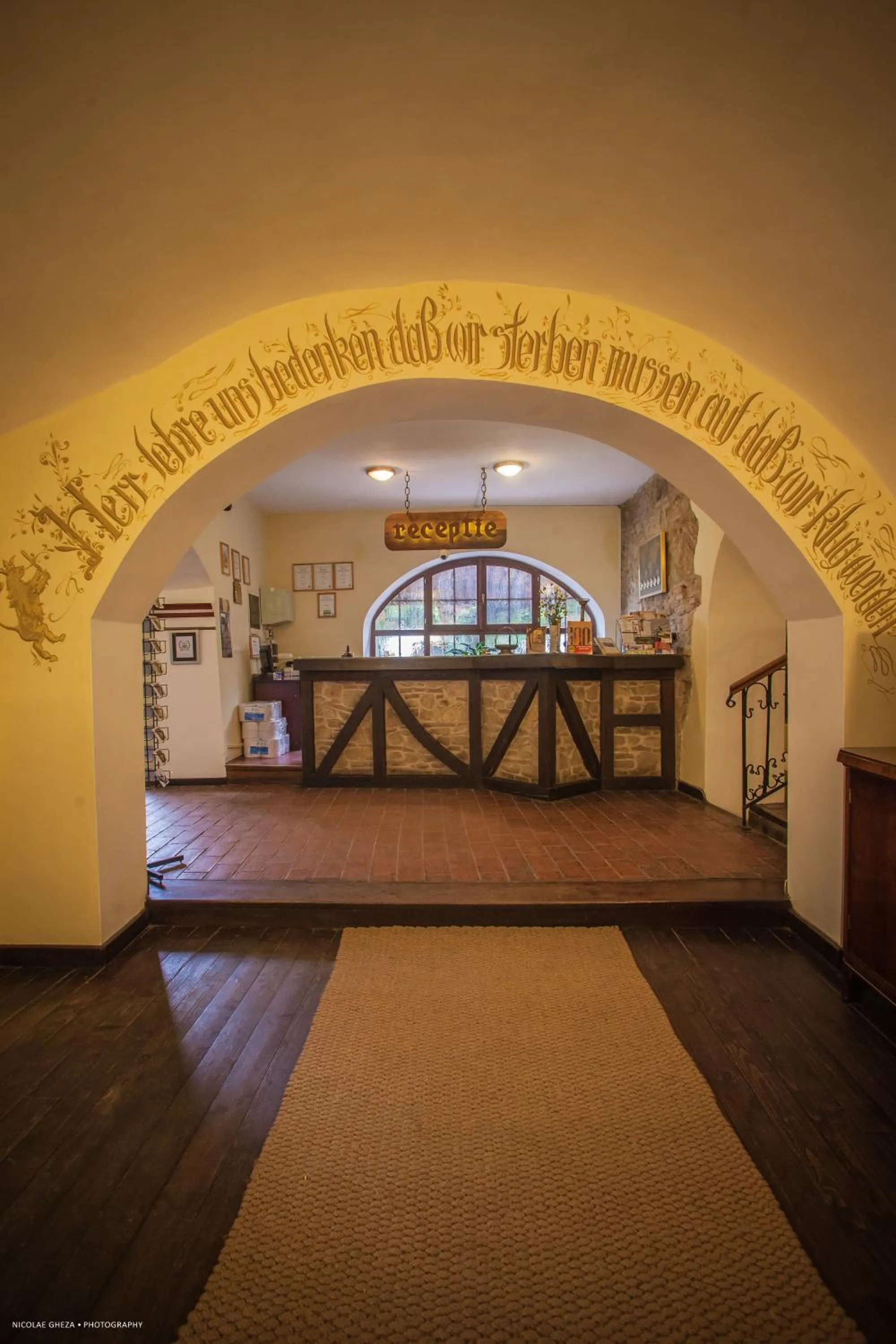 Lobby or reception in Hotel Sighişoara