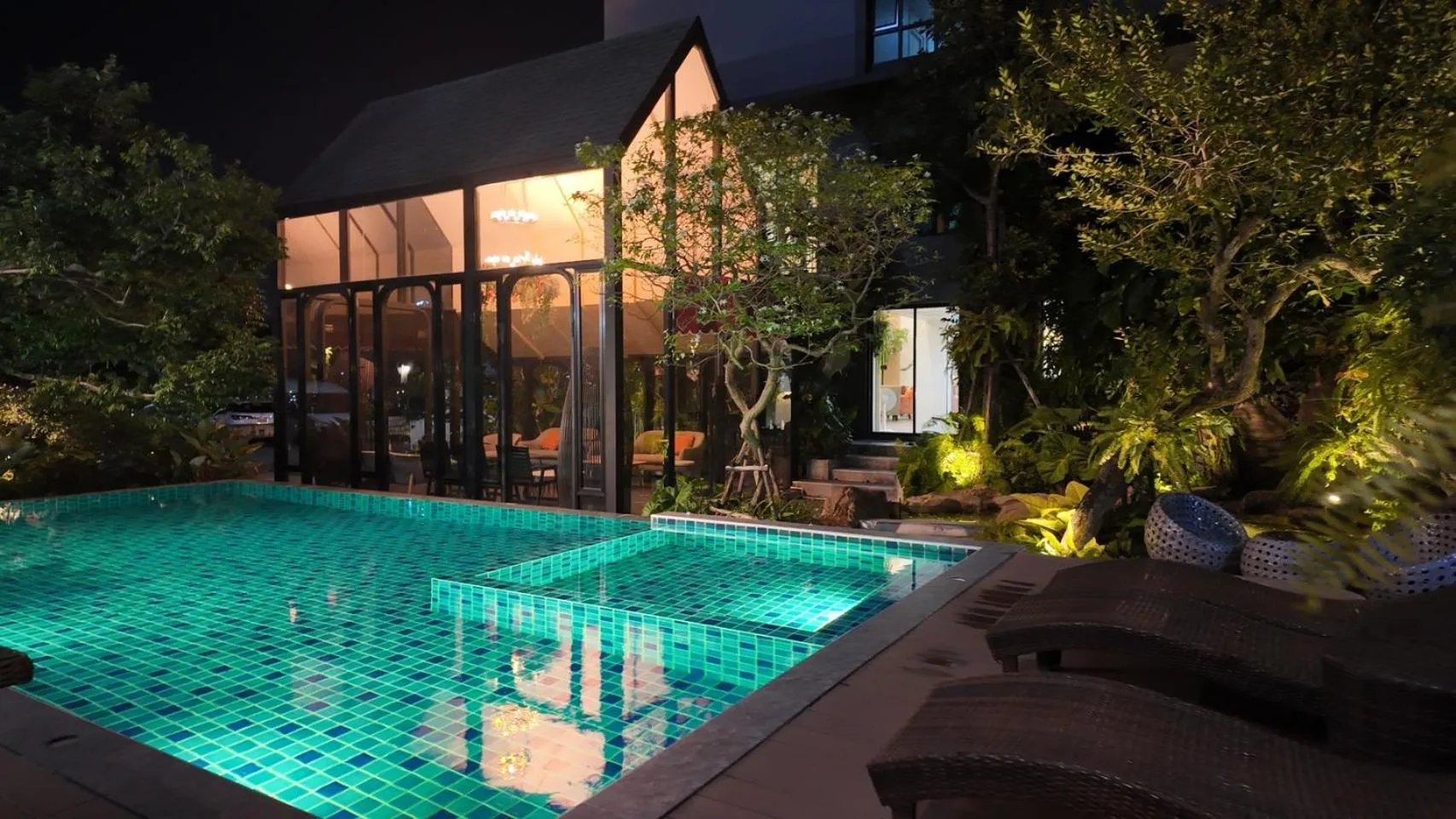 Swimming pool in Bangkok Boutique Resort Rangsit
