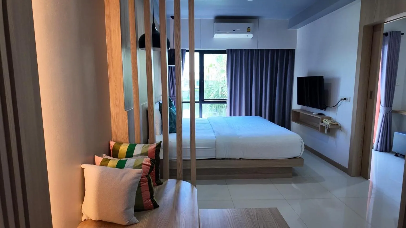 Bed in Bangkok Boutique Resort Rangsit