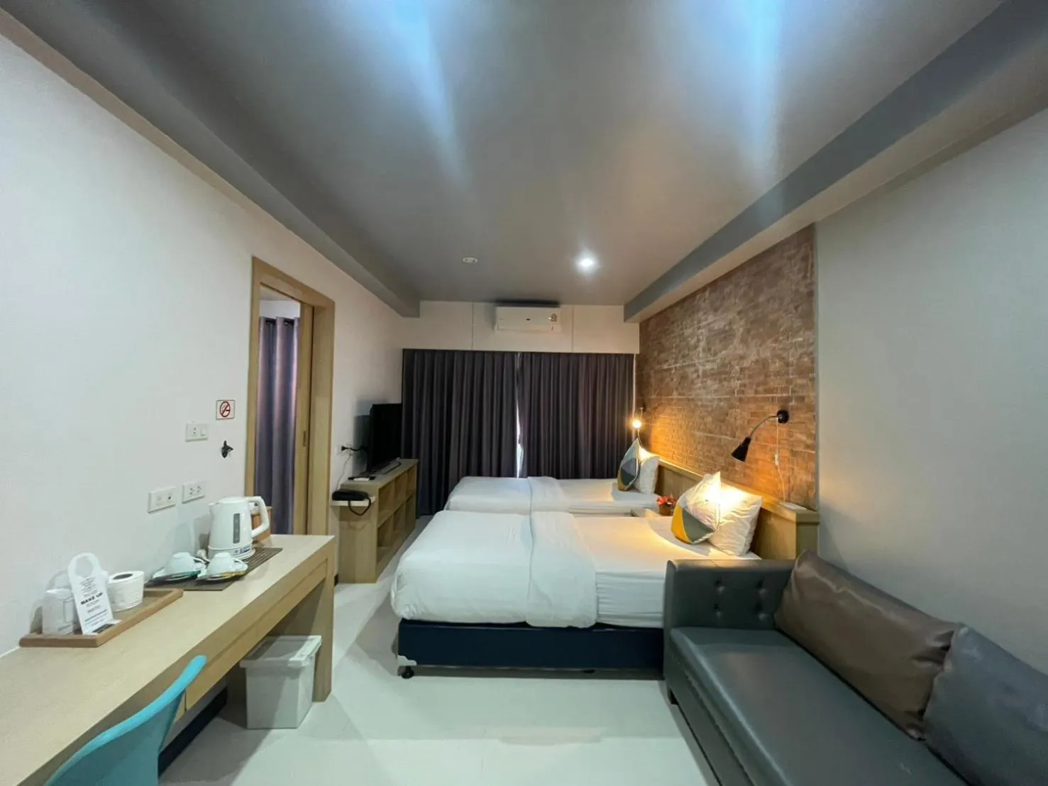 Bed in Bangkok Boutique Resort Rangsit