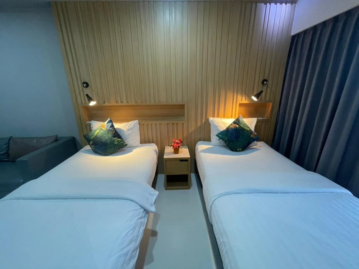 Bed in Bangkok Boutique Resort Rangsit