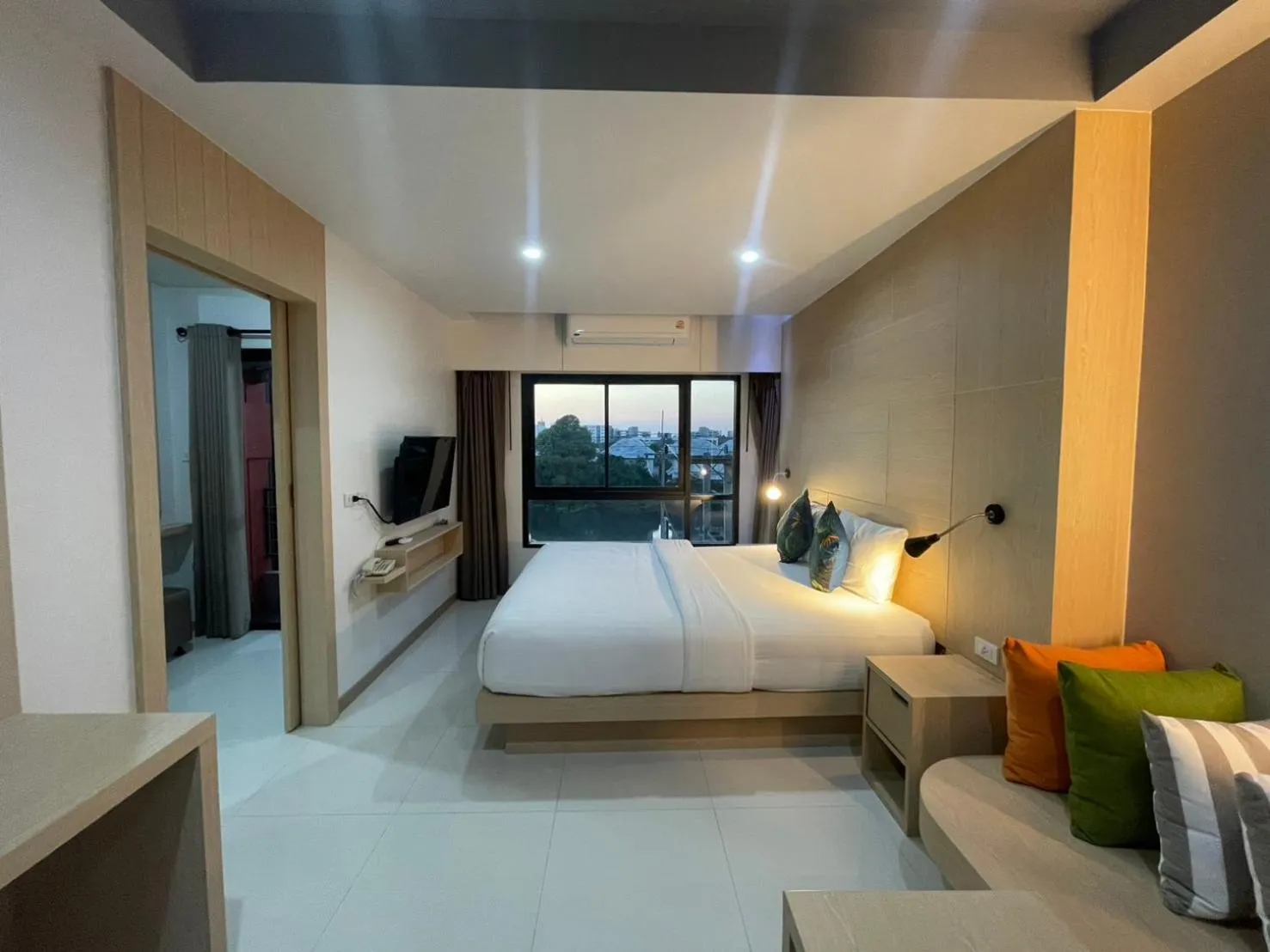 Bed in Bangkok Boutique Resort Rangsit