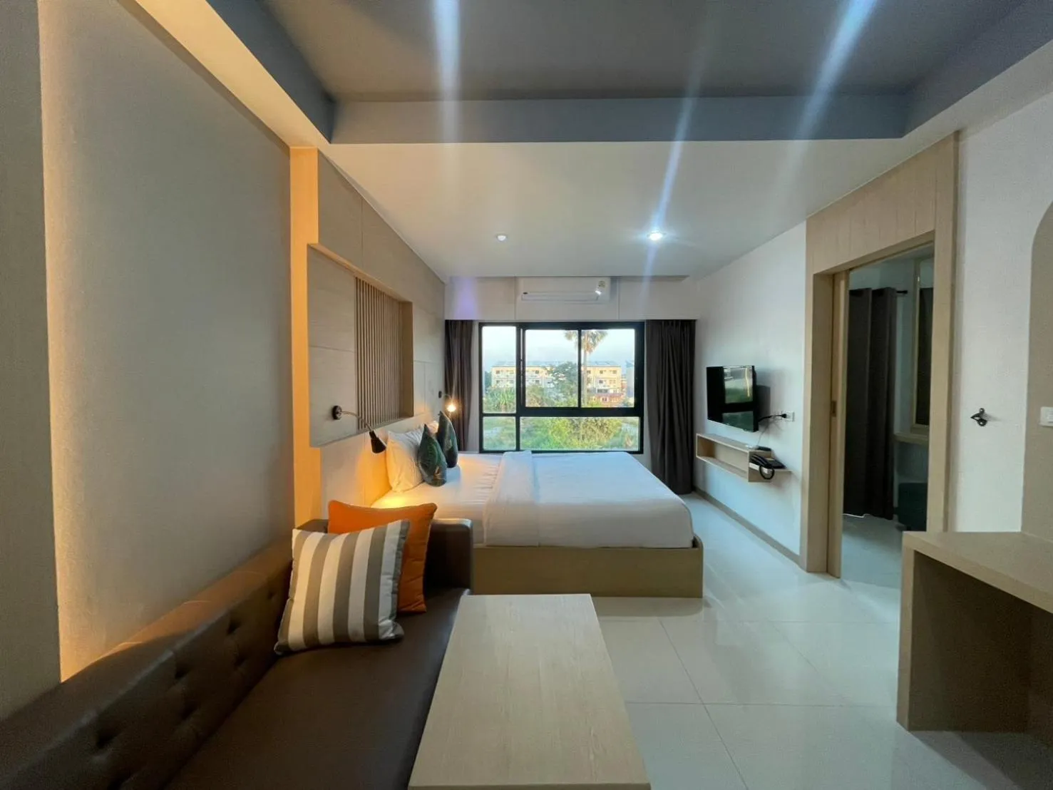 Bed in Bangkok Boutique Resort Rangsit