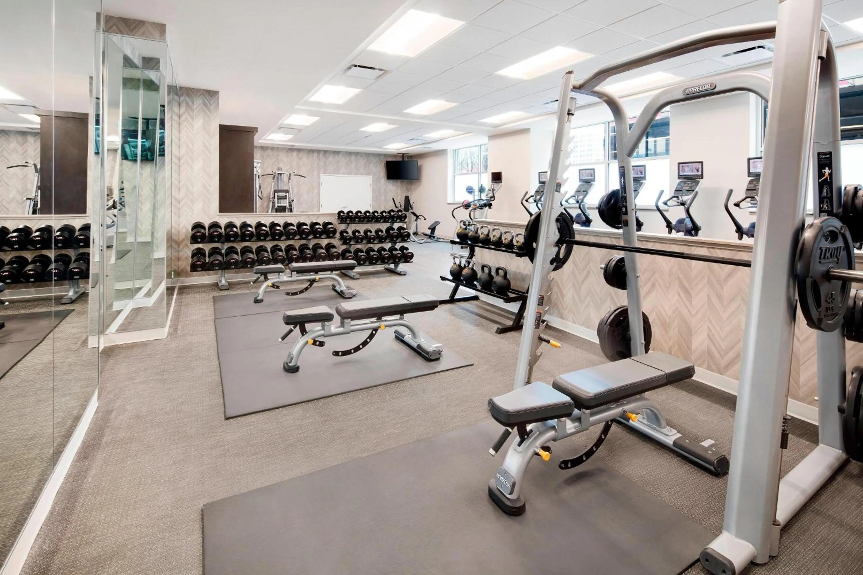 Fitness centre/facilities in SpringHill Suites Indianapolis Downtown