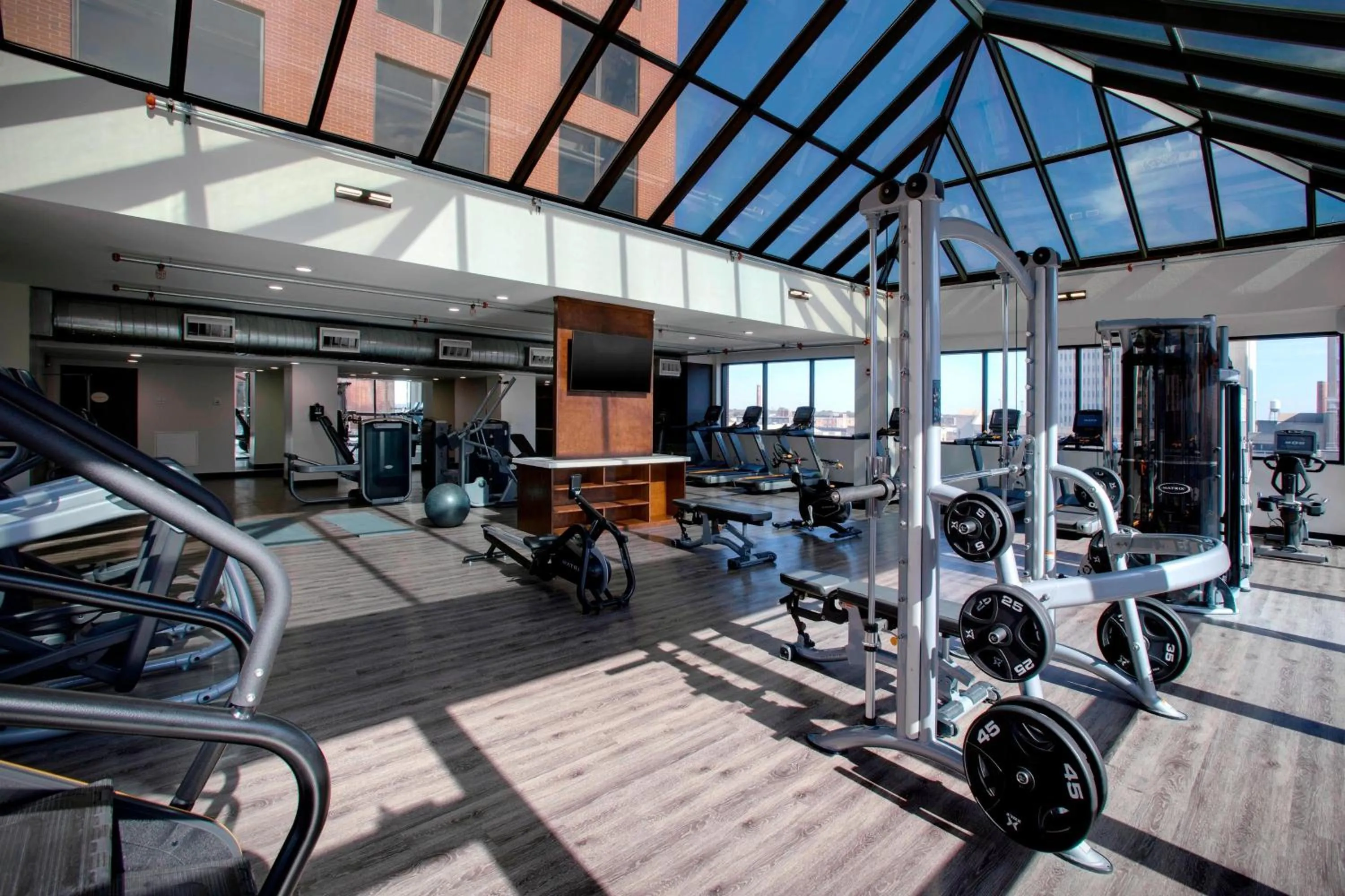 Fitness centre/facilities in Winston-Salem Marriott