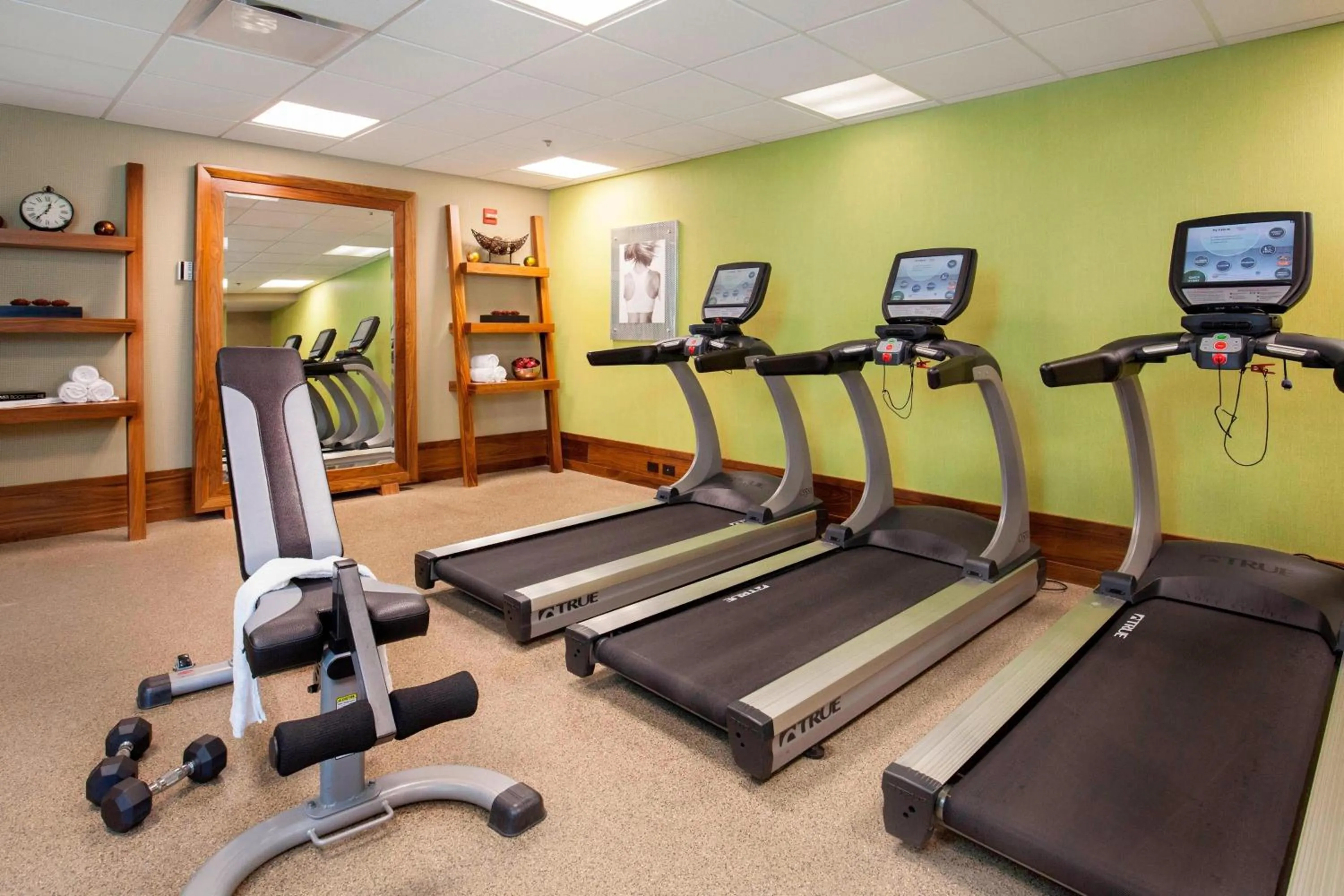 Fitness centre/facilities in Courtyard by Marriott Ithaca Airport/University
