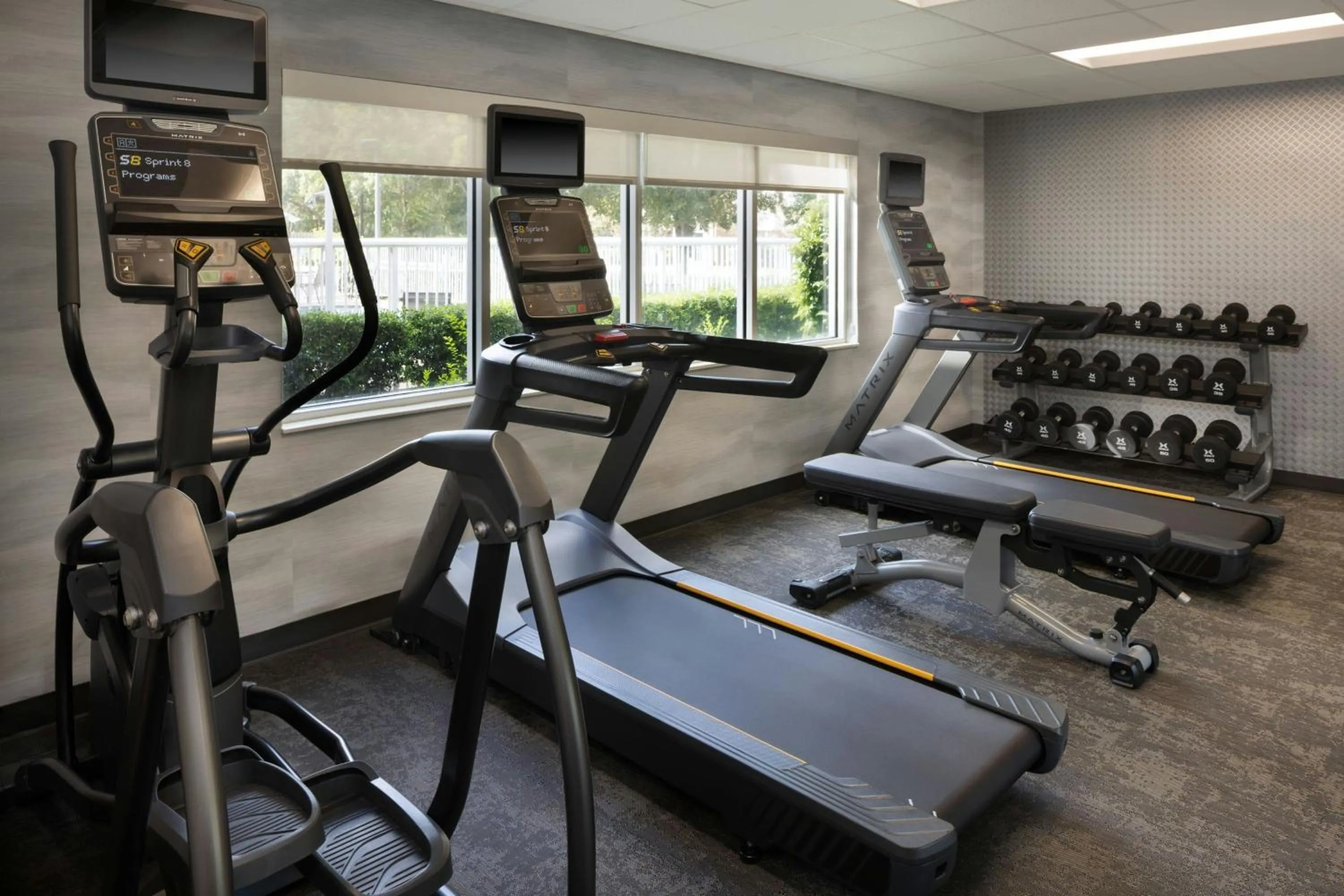 Fitness centre/facilities in Fairfield Inn & Suites Jacksonville Airport