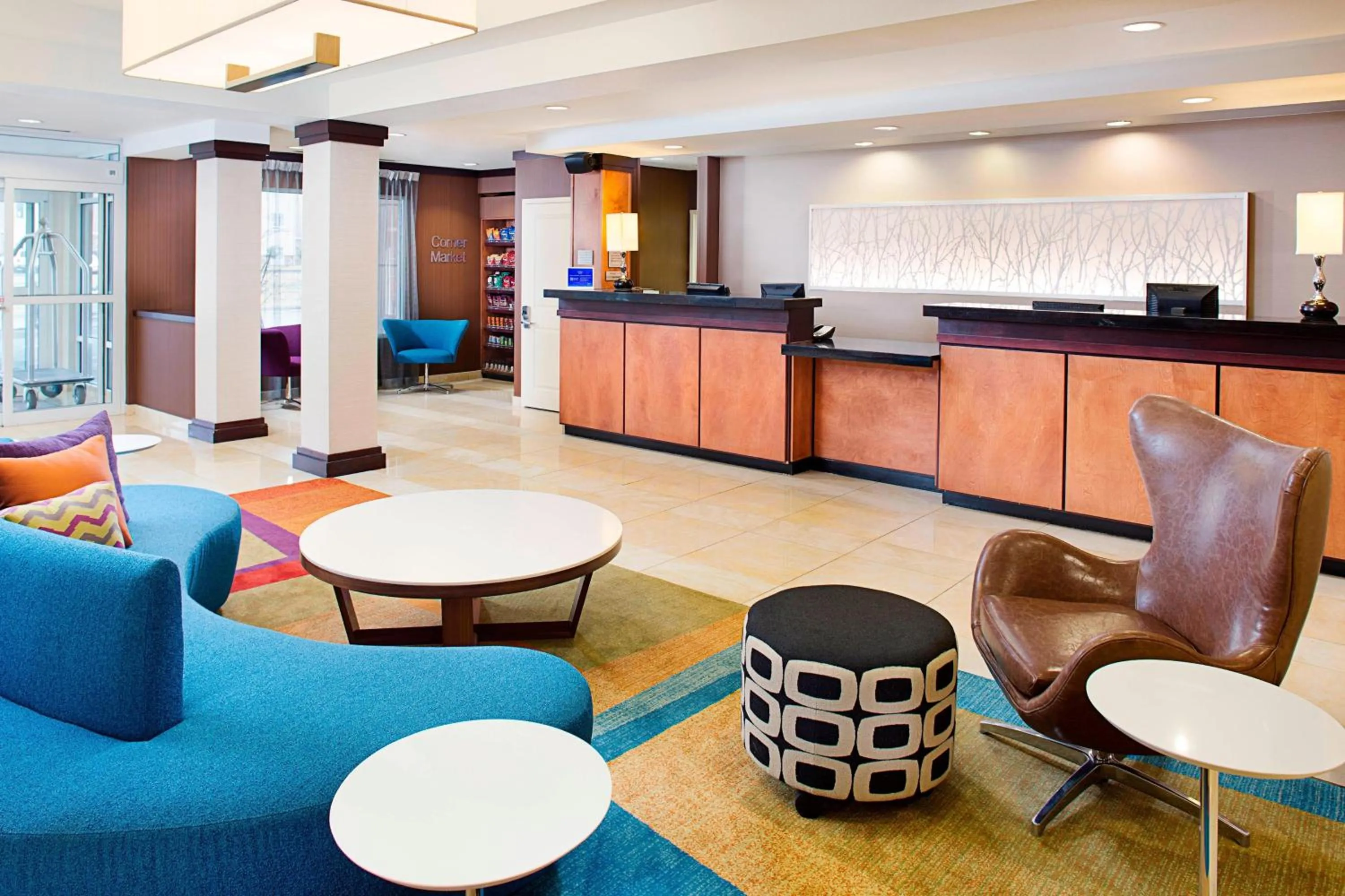 Lobby or reception in Fairfield Inn & Suites by Marriott Jonesboro