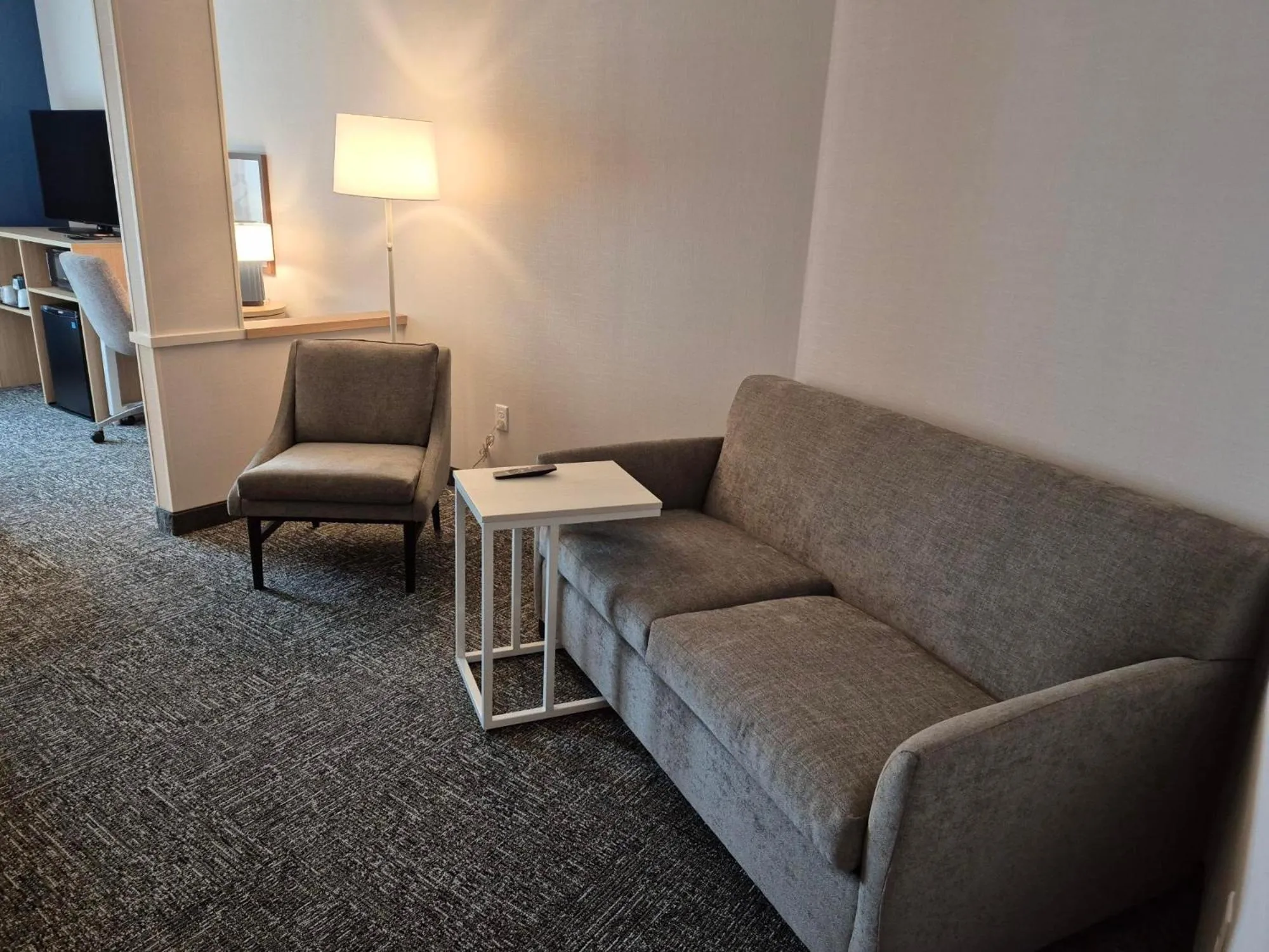 Seating area in Spark by Hilton Lancaster