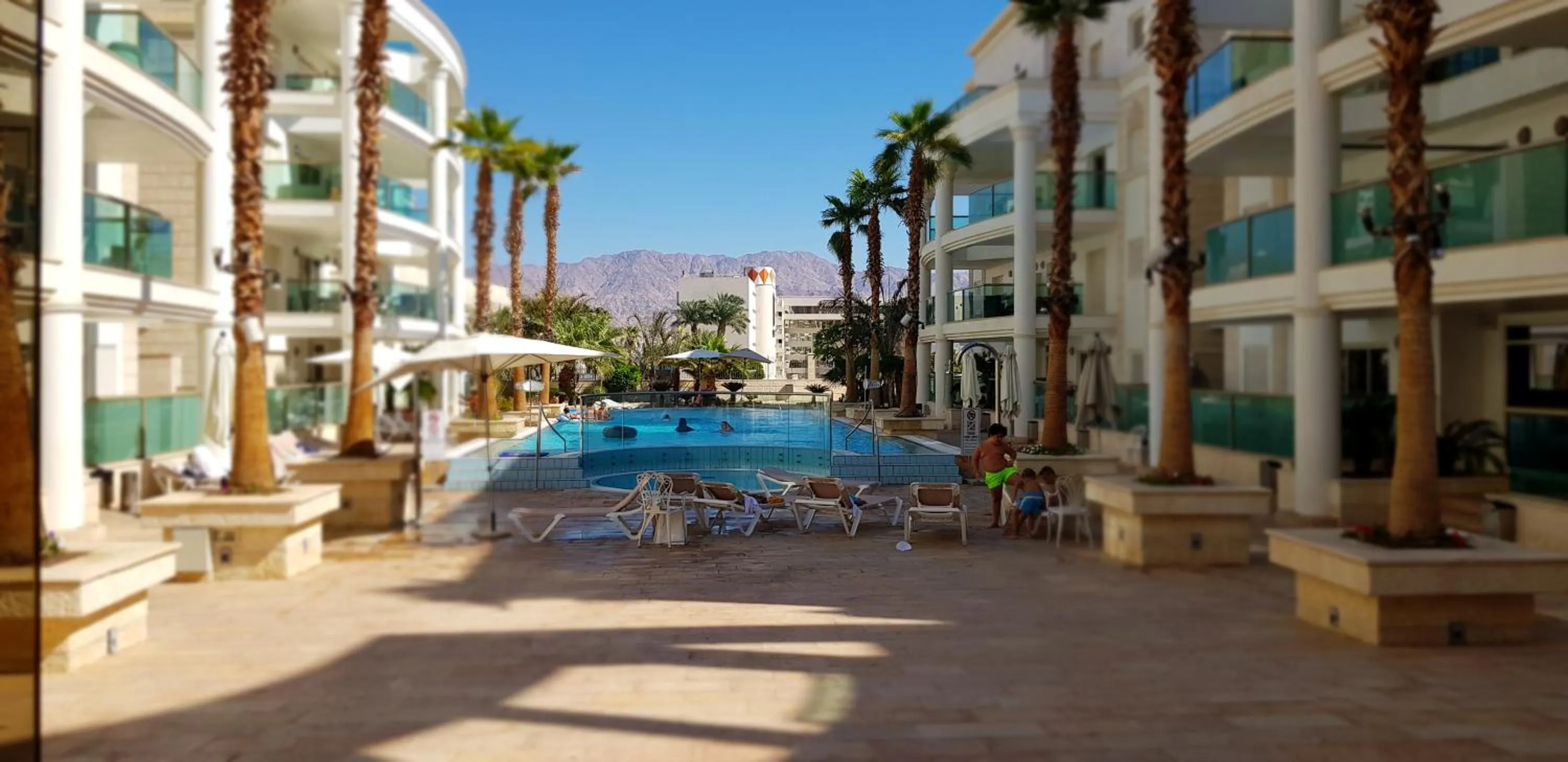 Swimming pool in City Resort Palmore