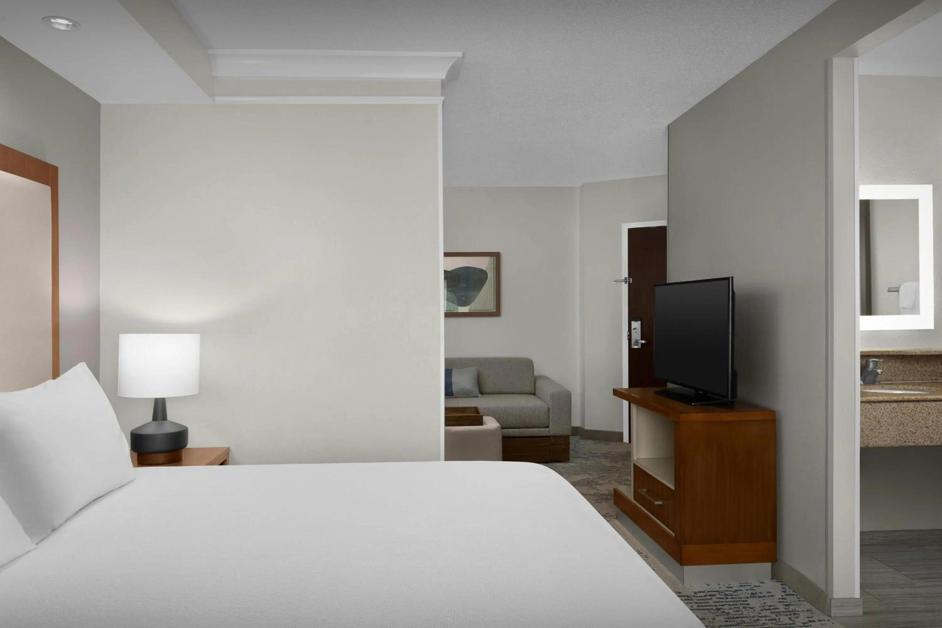 Photo of the whole room, Bed in SpringHill Suites by Marriott Lynchburg Airport/University Area