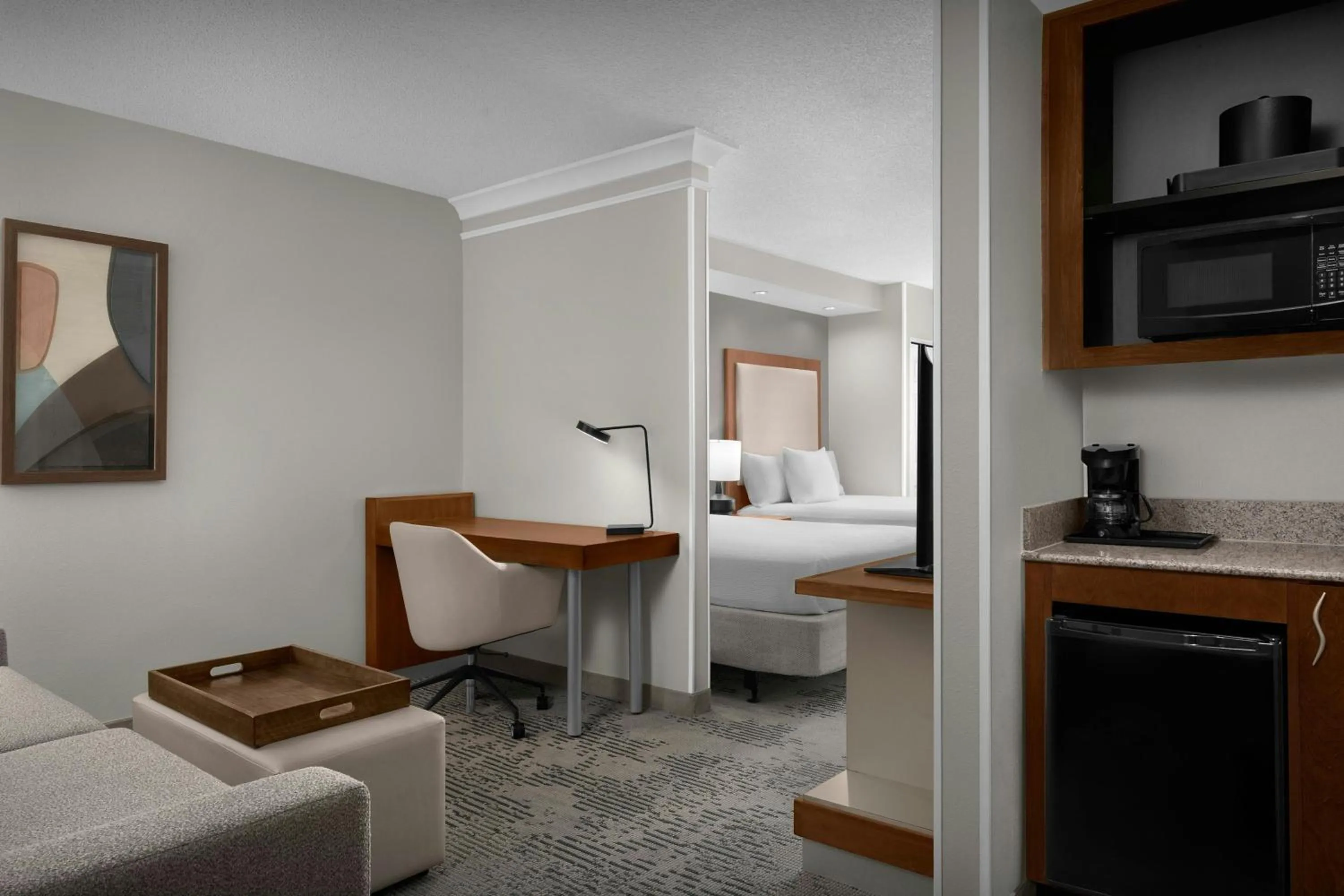 Photo of the whole room, Bed in SpringHill Suites by Marriott Lynchburg Airport/University Area