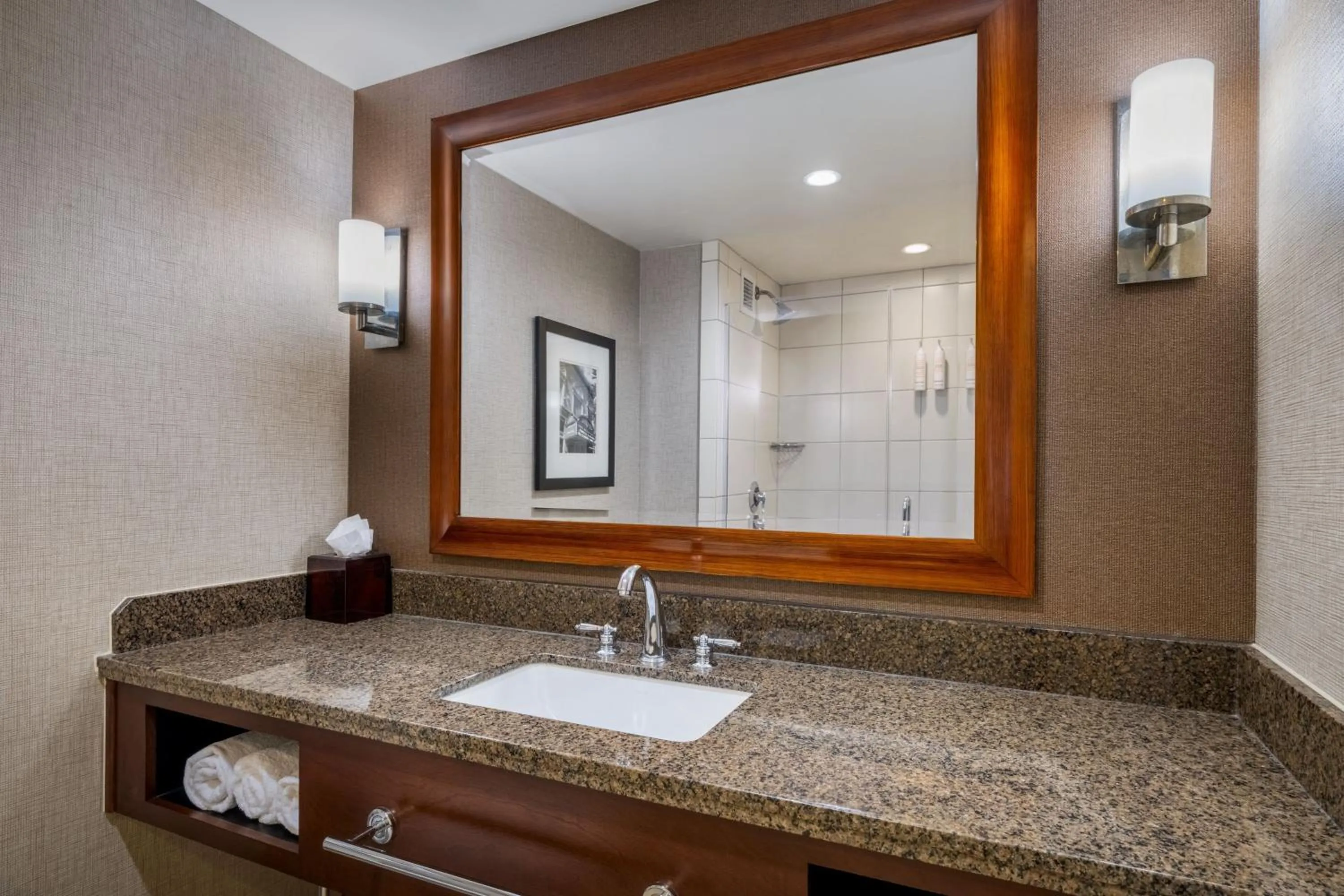 Bathroom in Macon Marriott City Center