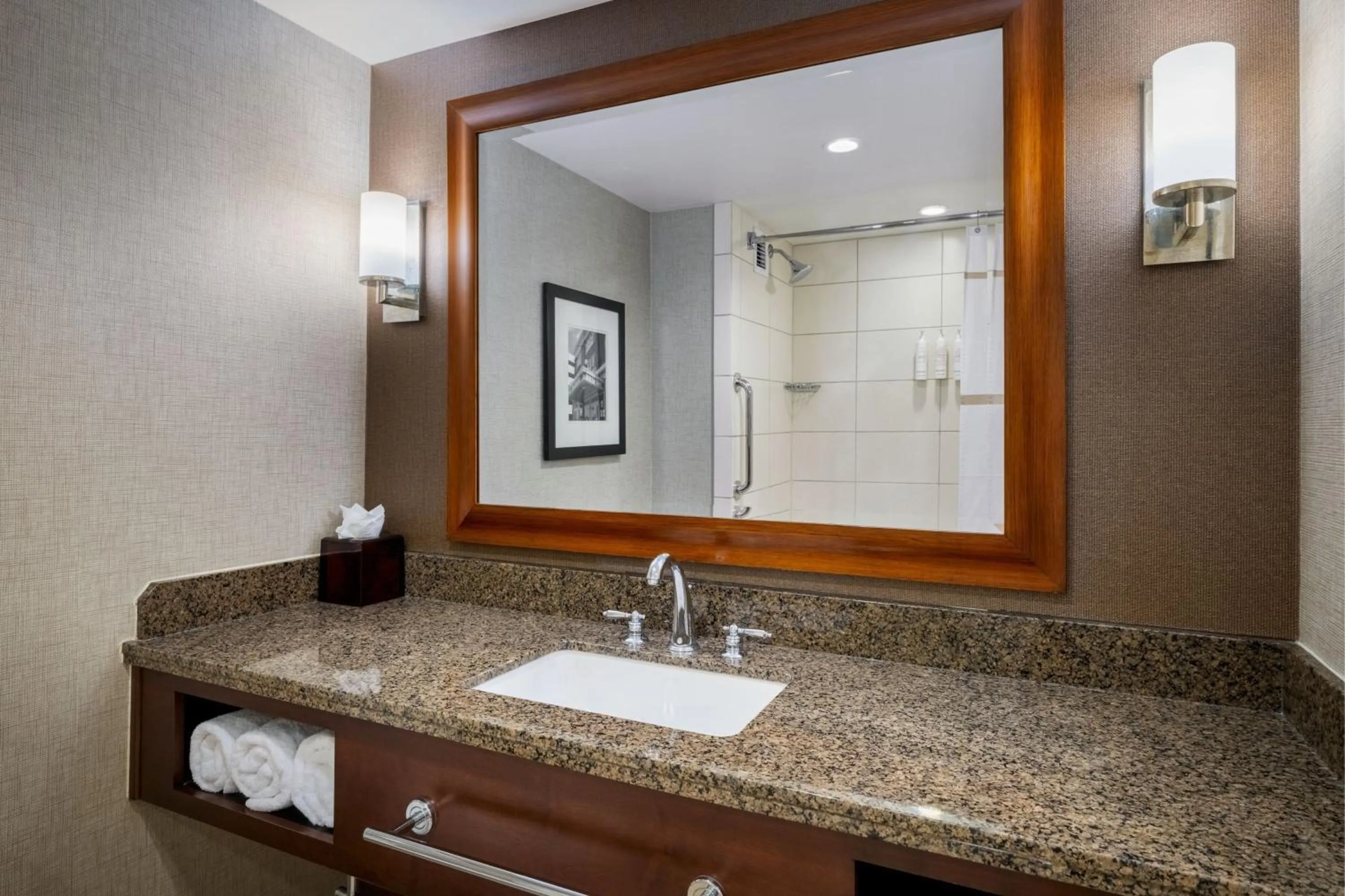 Bathroom in Macon Marriott City Center