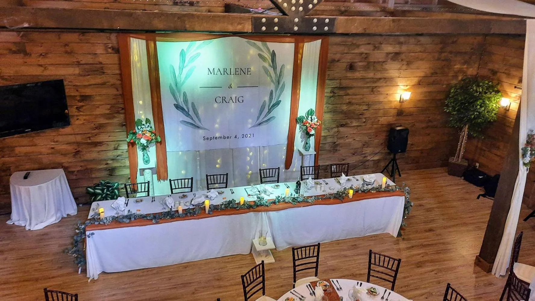 wedding in Dominion Hill Country Inn