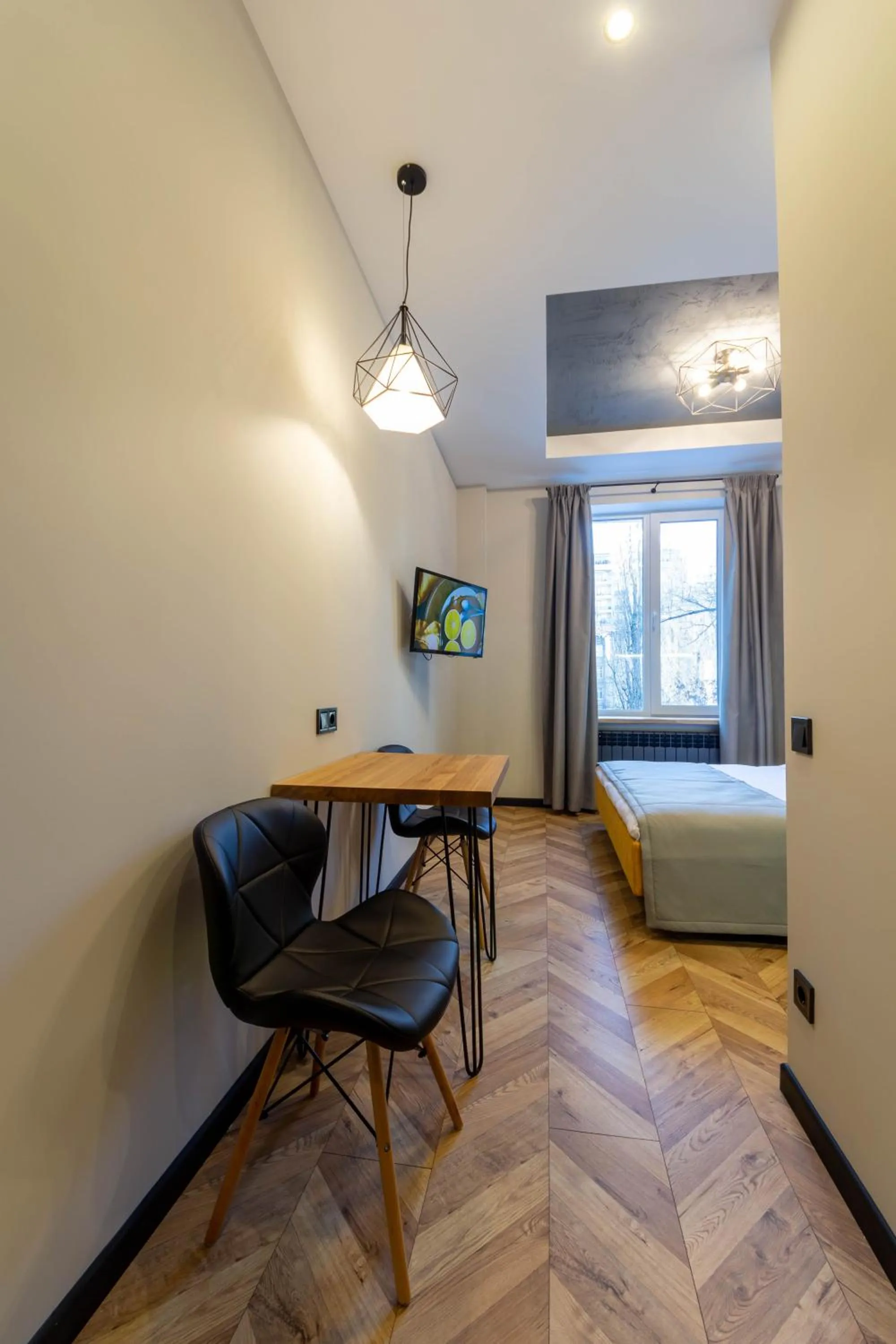 TV and multimedia, Bed in Idea Design Apart-Hotel Prorizna