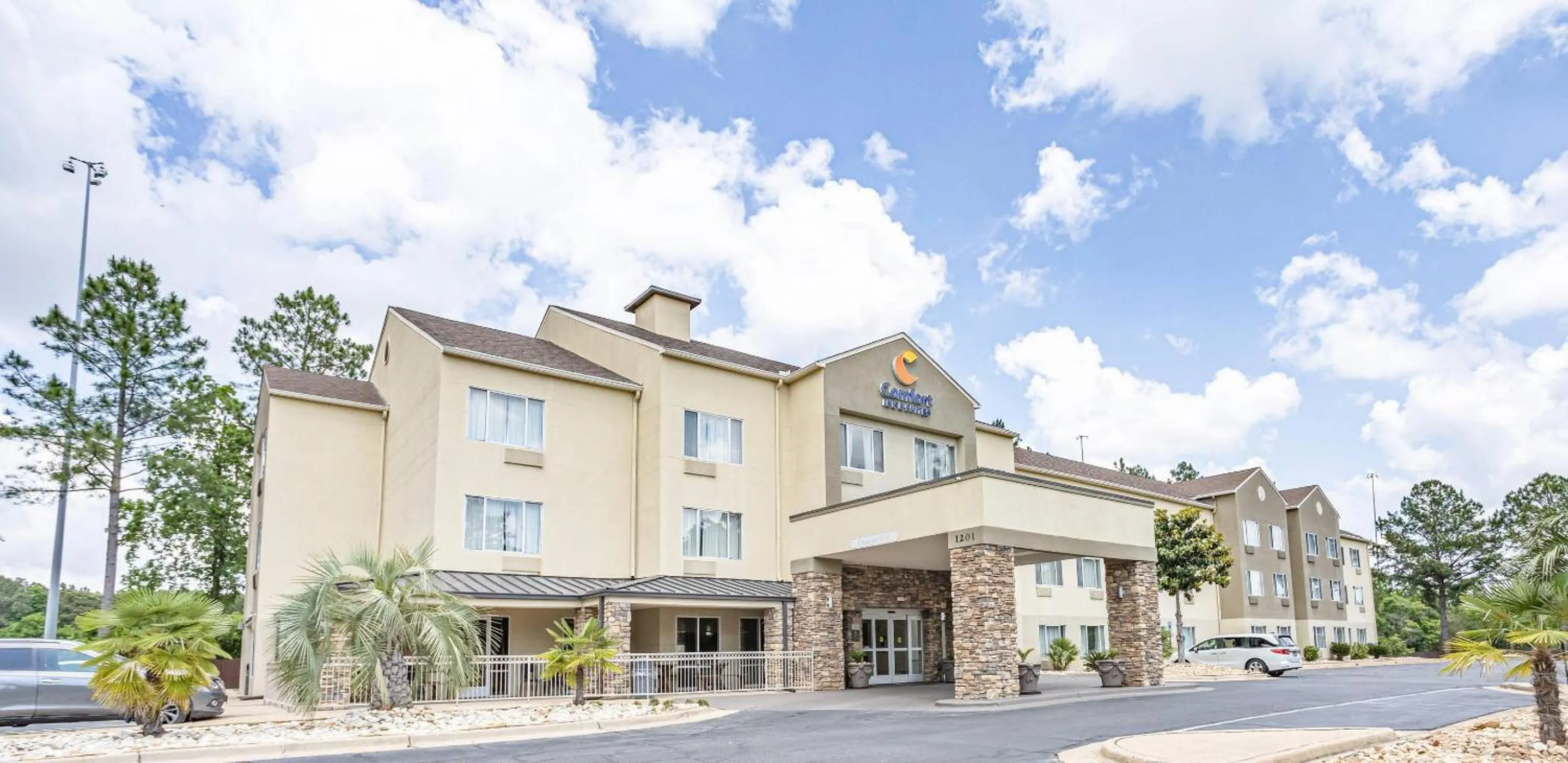Property building in Comfort Inn & Suites Montgomery East Carmichael Rd