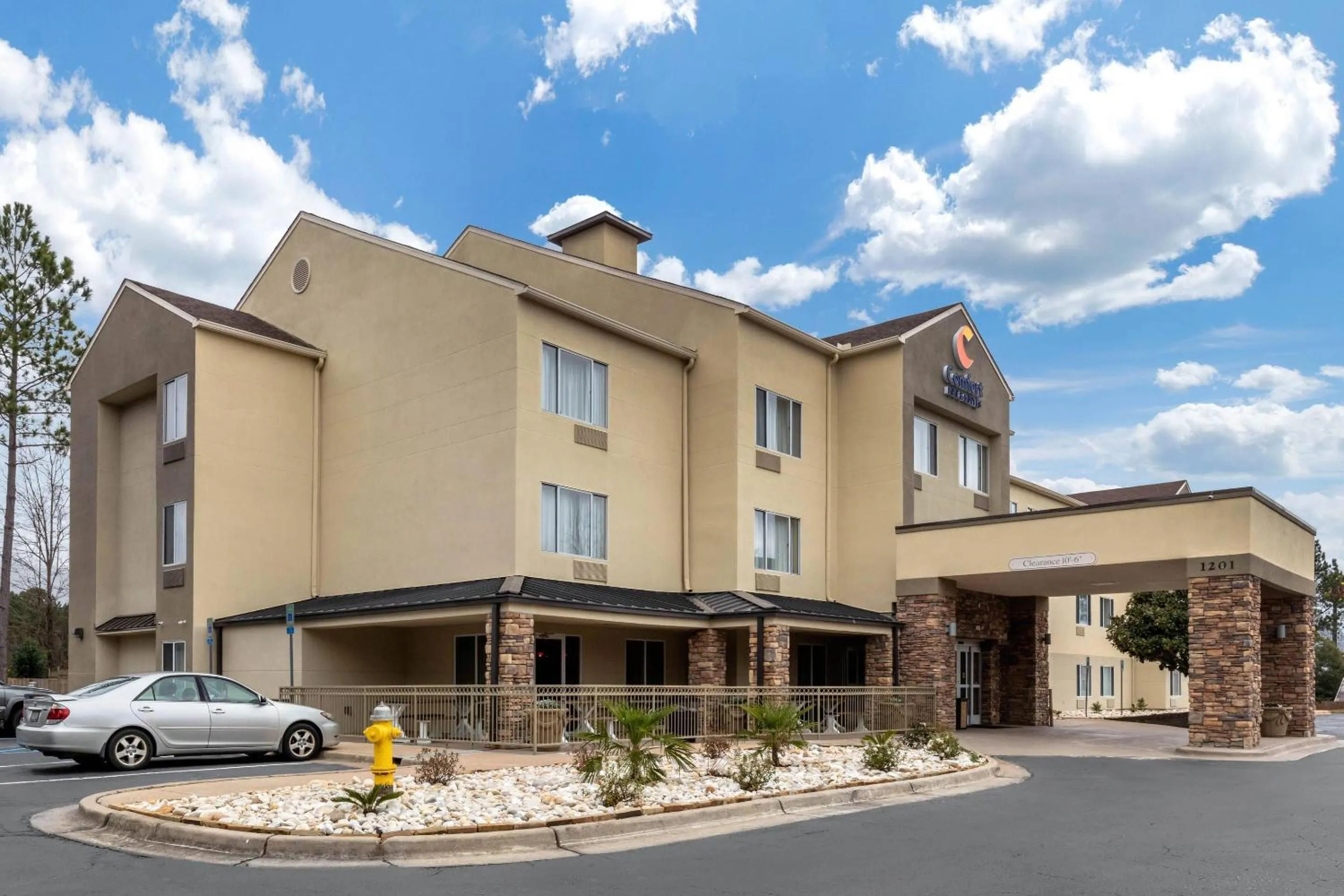 Property building in Comfort Inn & Suites Montgomery East Carmichael Rd