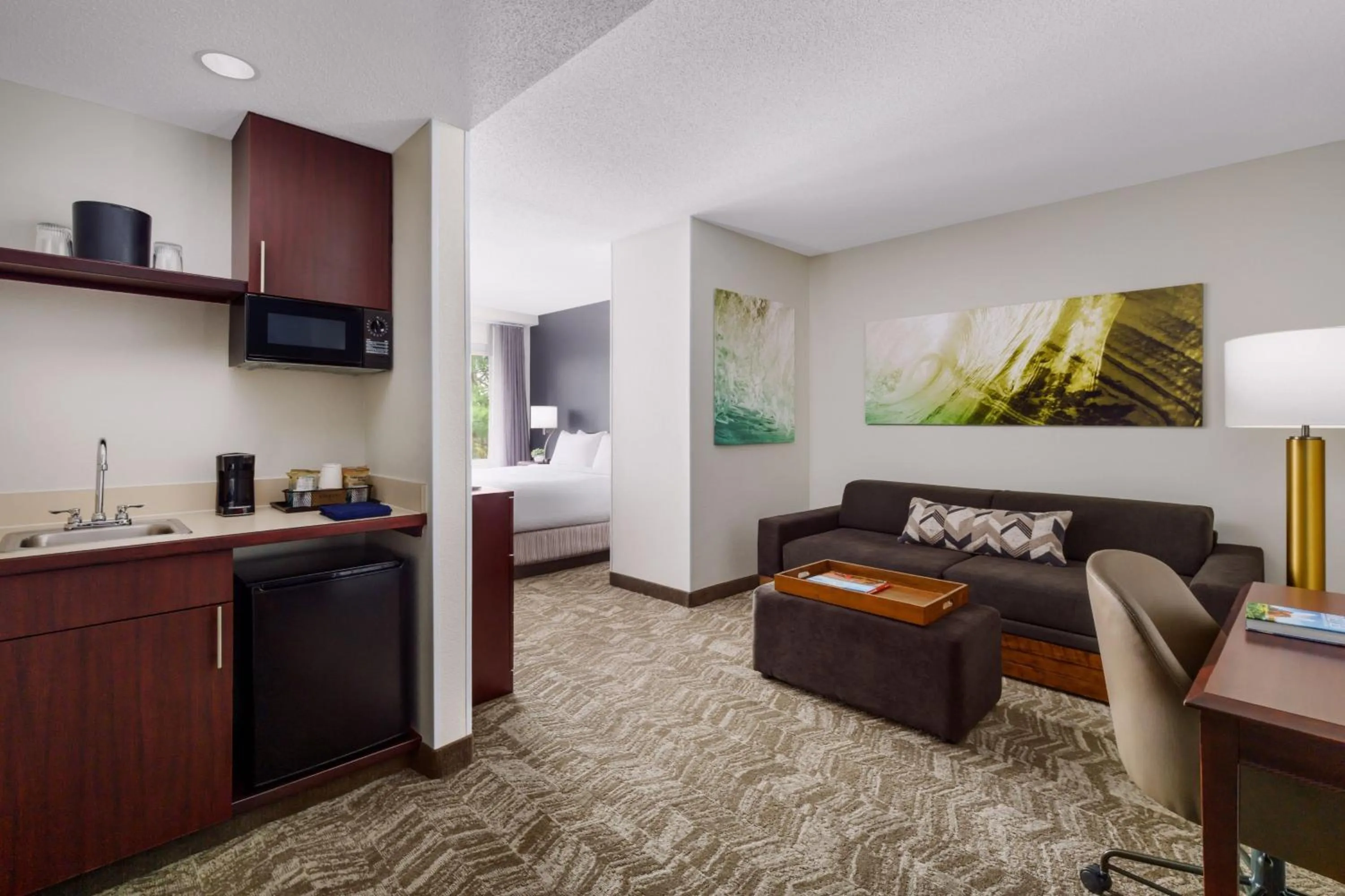 Photo of the whole room in SpringHill Suites Manchester-Boston Regional Airport