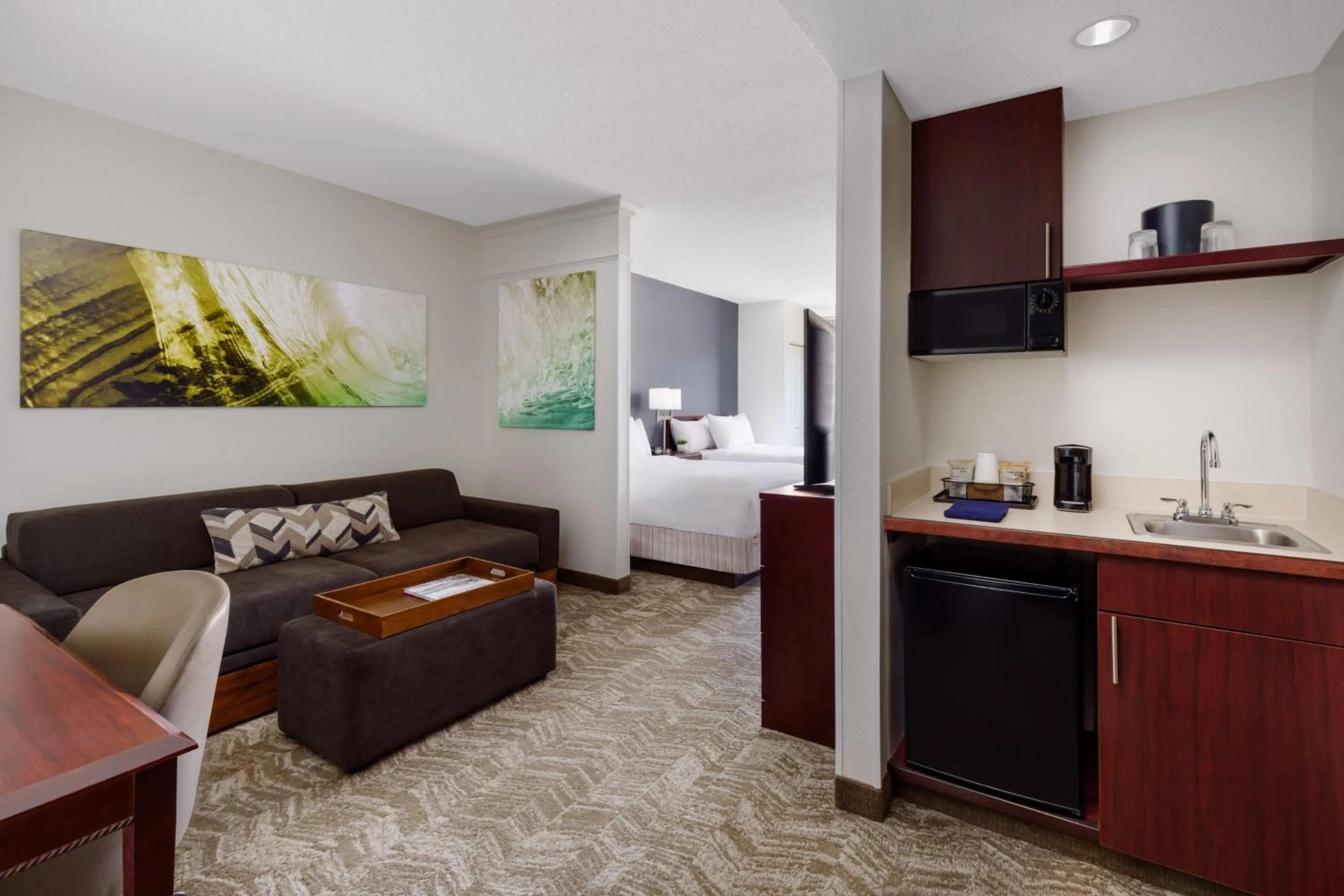 Photo of the whole room in SpringHill Suites Manchester-Boston Regional Airport