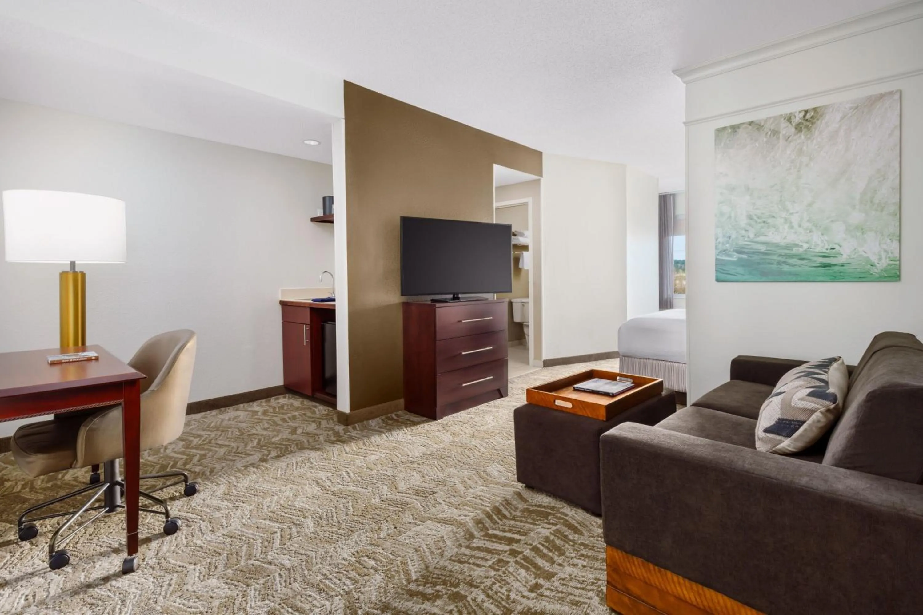 Photo of the whole room in SpringHill Suites Manchester-Boston Regional Airport