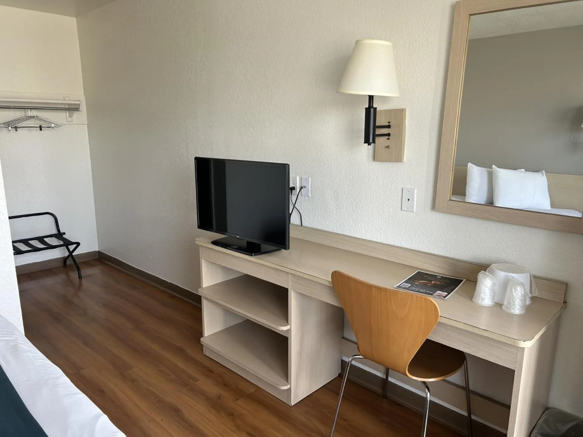 Bed in Motel 6-Stanton, CA- Anaheim West