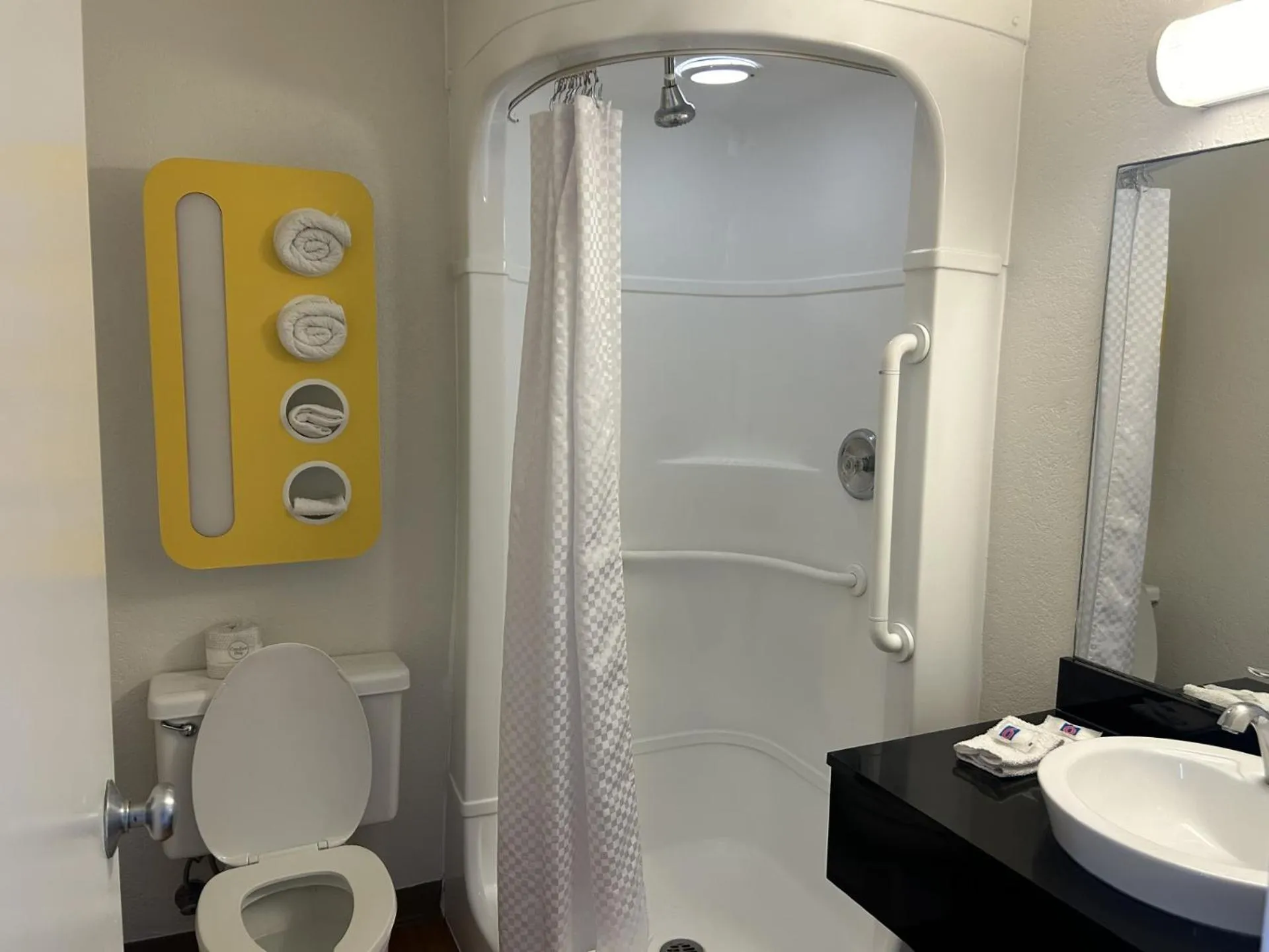 Bathroom in Motel 6-Stanton, CA- Anaheim West