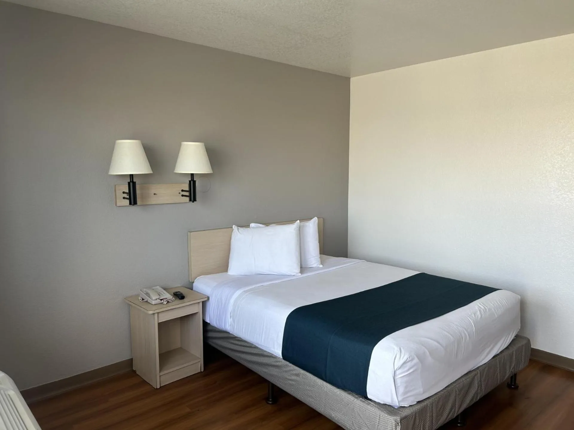 Bed in Motel 6-Stanton, CA- Anaheim West