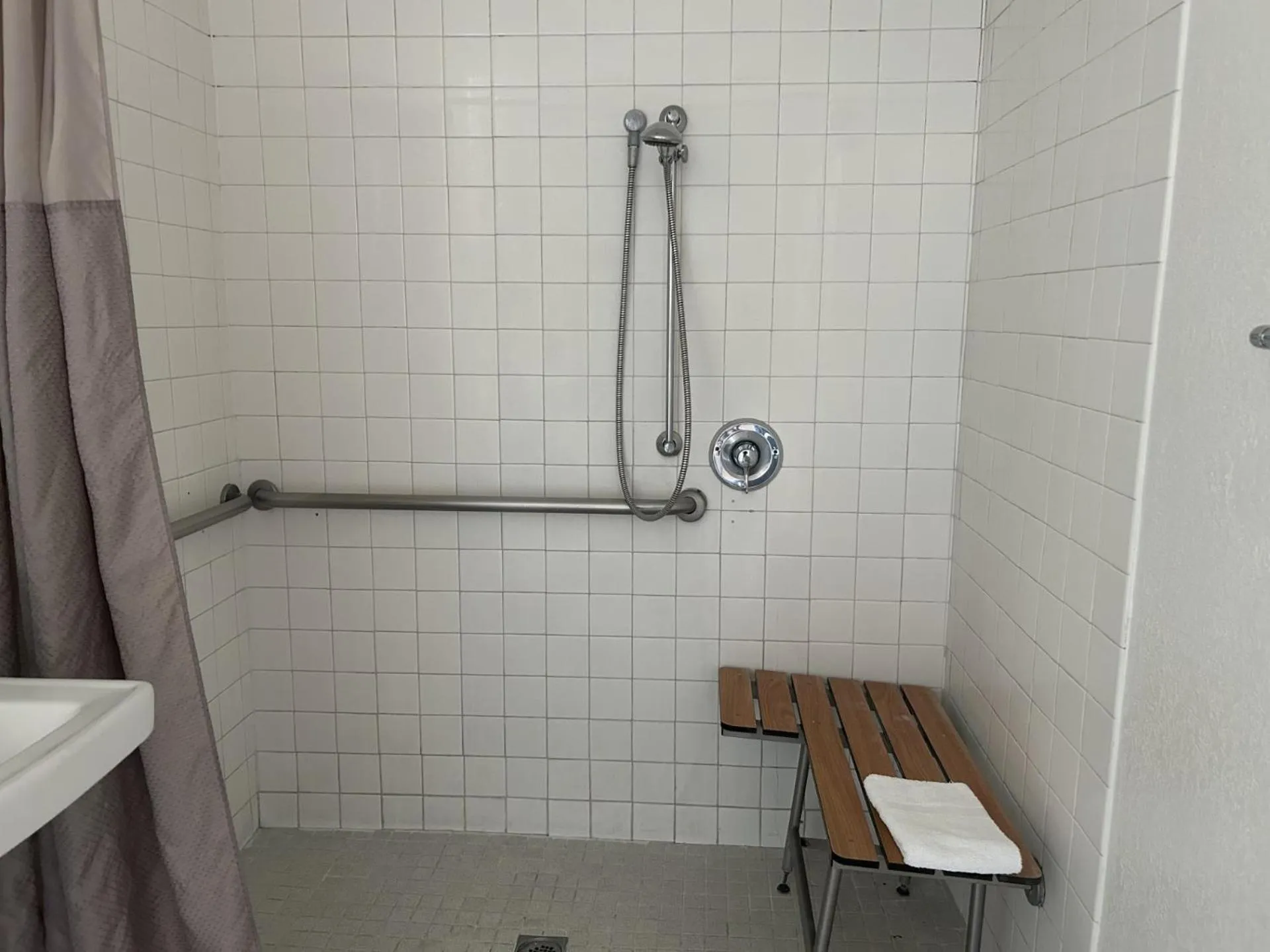 Shower in Motel 6-Stanton, CA- Anaheim West