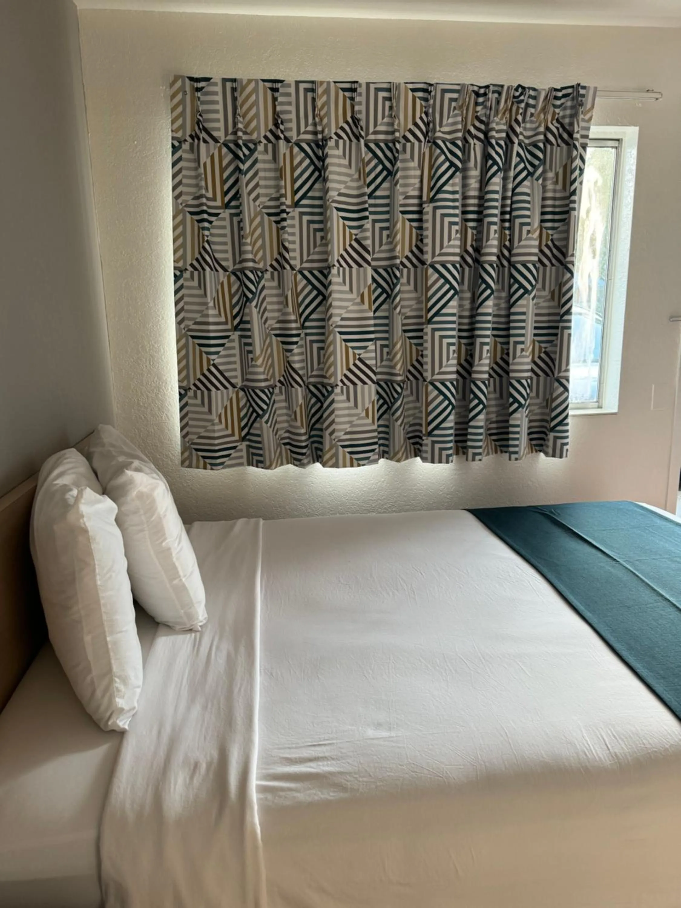 Bed in Motel 6-Stanton, CA- Anaheim West