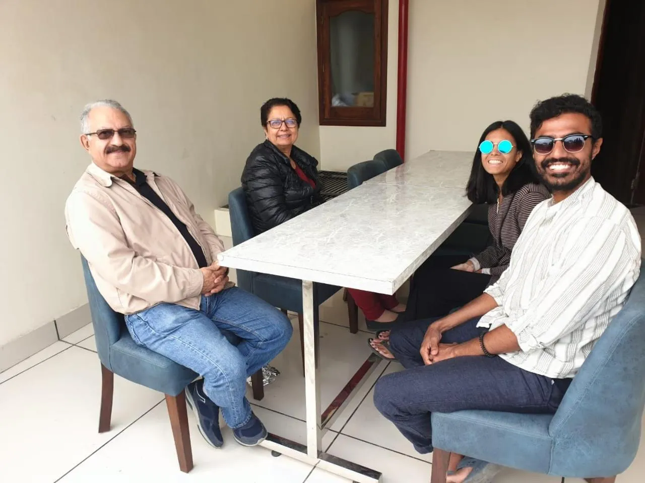 People in Hotel Malhotra inn 50 Meter from Golden Temple