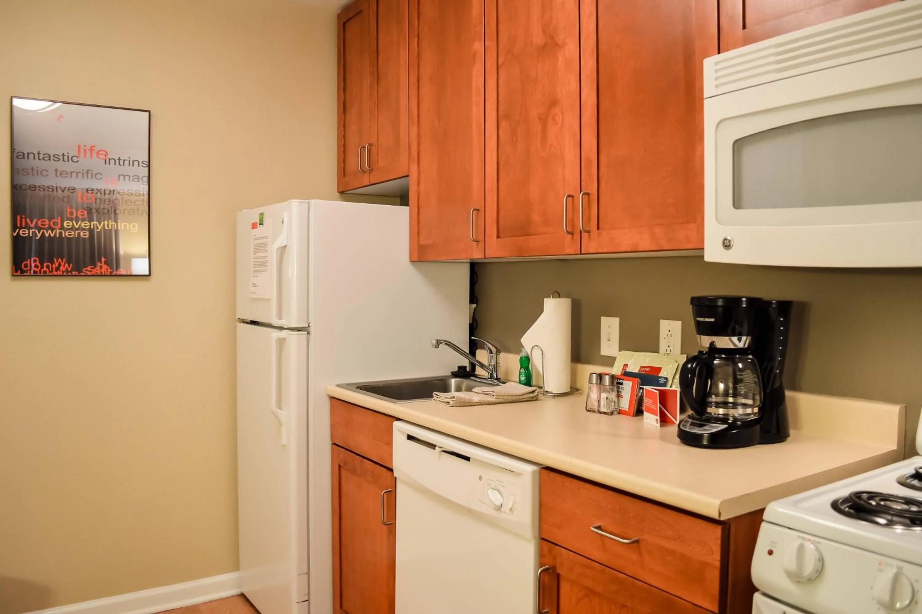 Kitchen or kitchenette in TownePlace Suites Stafford