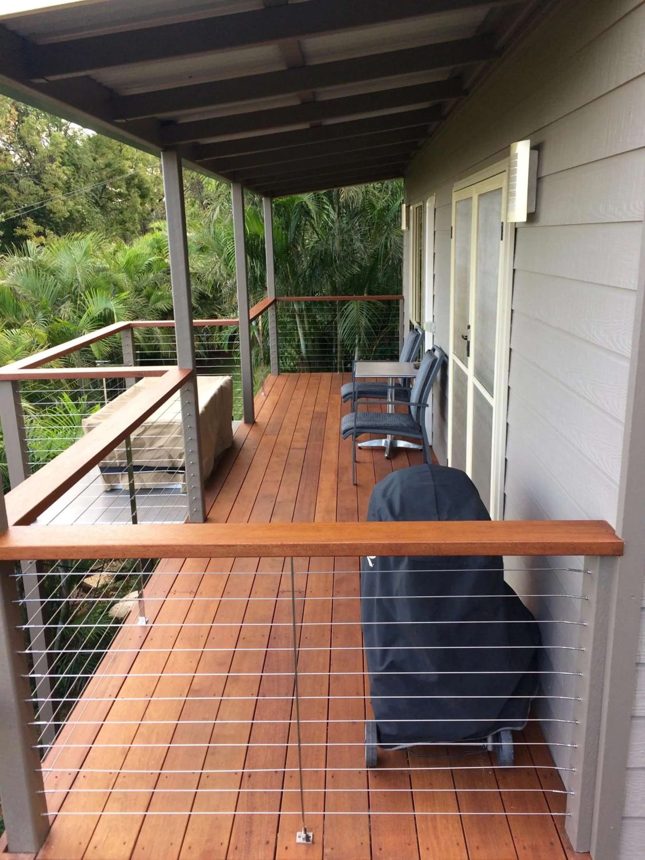 Balcony/Terrace in Maleny Luxury Cottages