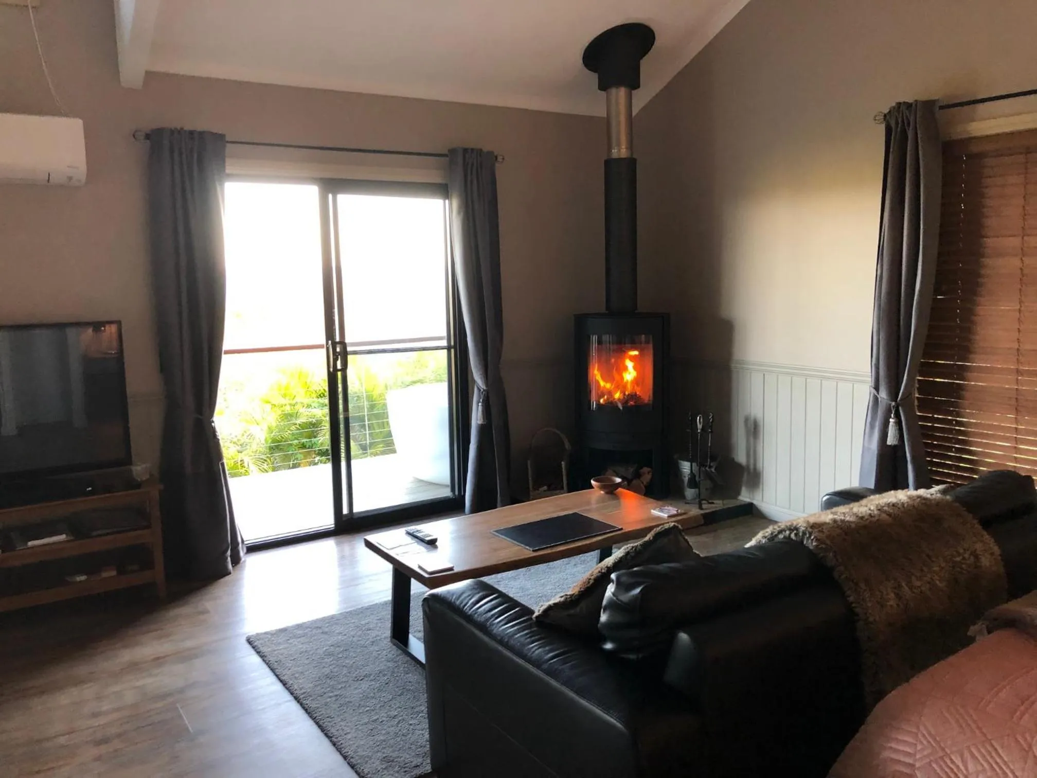 Living room in Maleny Luxury Cottages