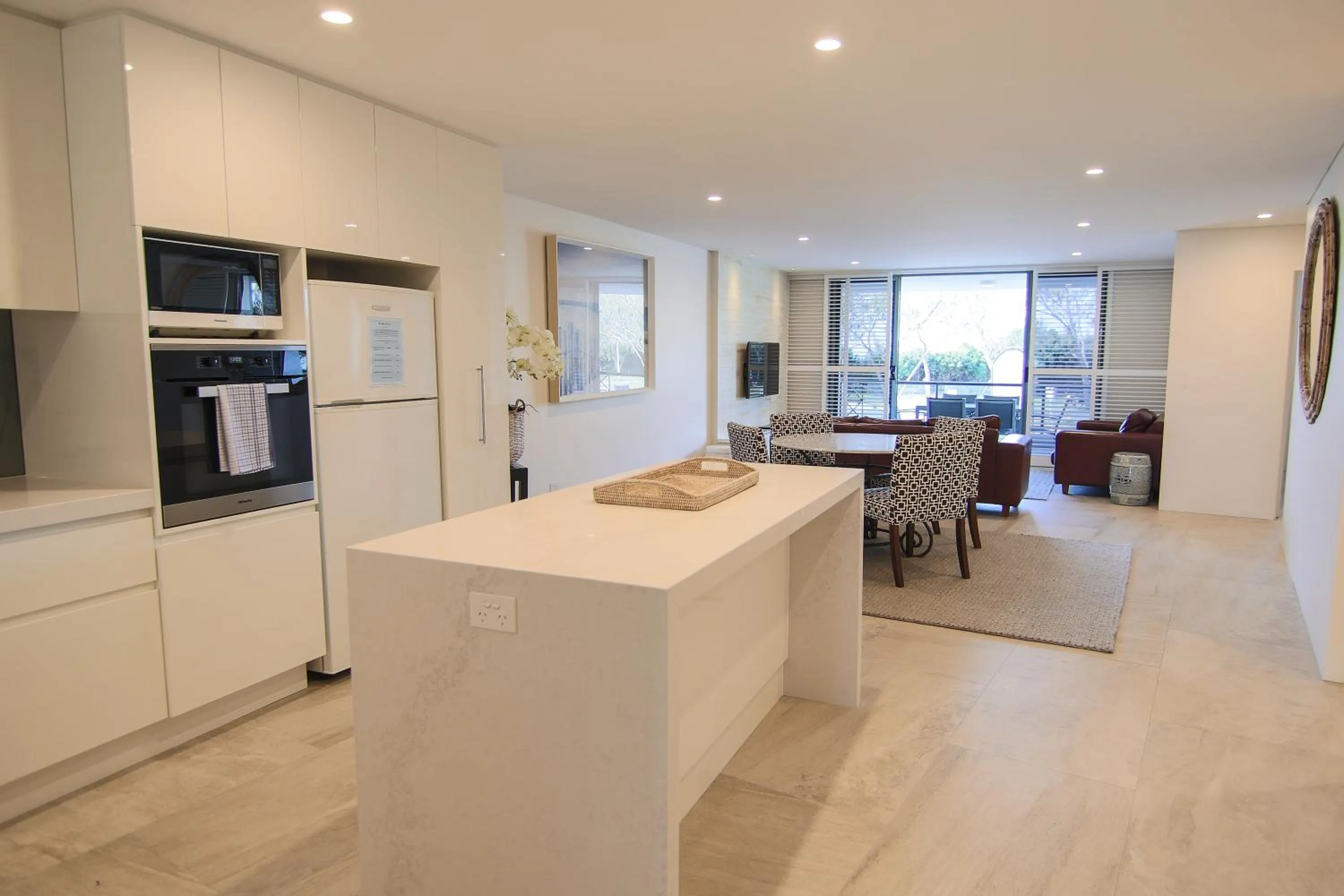 Living room in Bay Royal Apartments